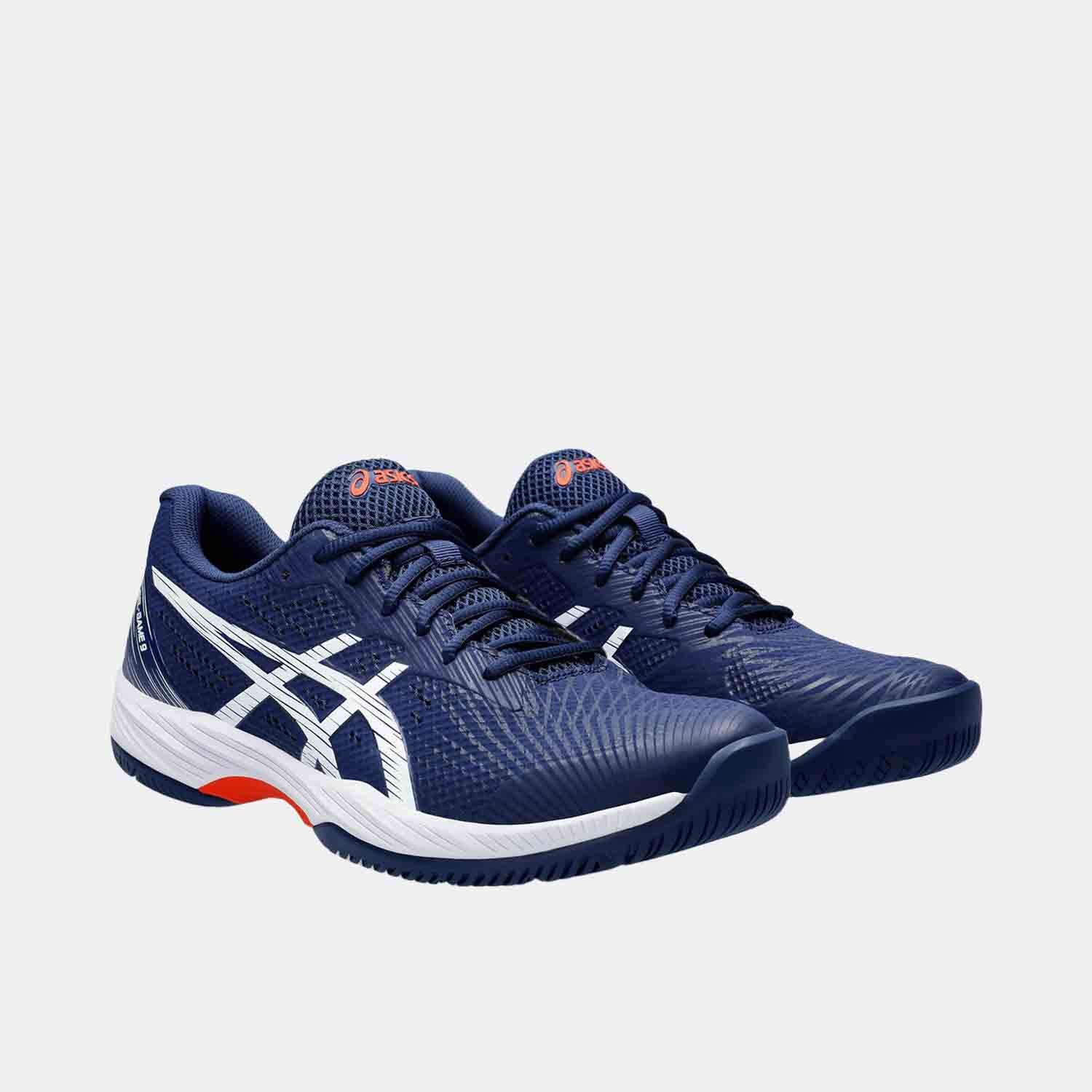 Men's Gel Game 9 Tennis Shoes - Lightweight Cushioned Athletic Shoes for Men | Perfect for Court Play, Training & Casual Wear