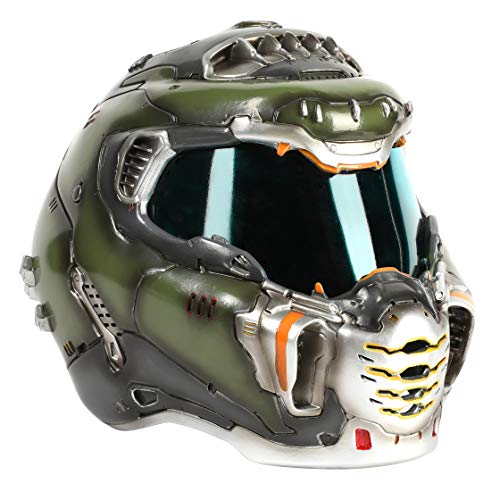 Doomguy Mask - Official Doom Slayer Helmet Replica for Cosplay, Halloween & Gaming Events | High-Quality Men's Video Game Costume Accessory