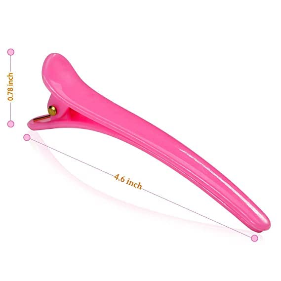 DEXO Professional Hair Styling Section Clips - 12 Pack Salon Hair Clips for Men & Women - Perfect for Cutting, Coloring, Blow Drying & Styling at Home or Salon