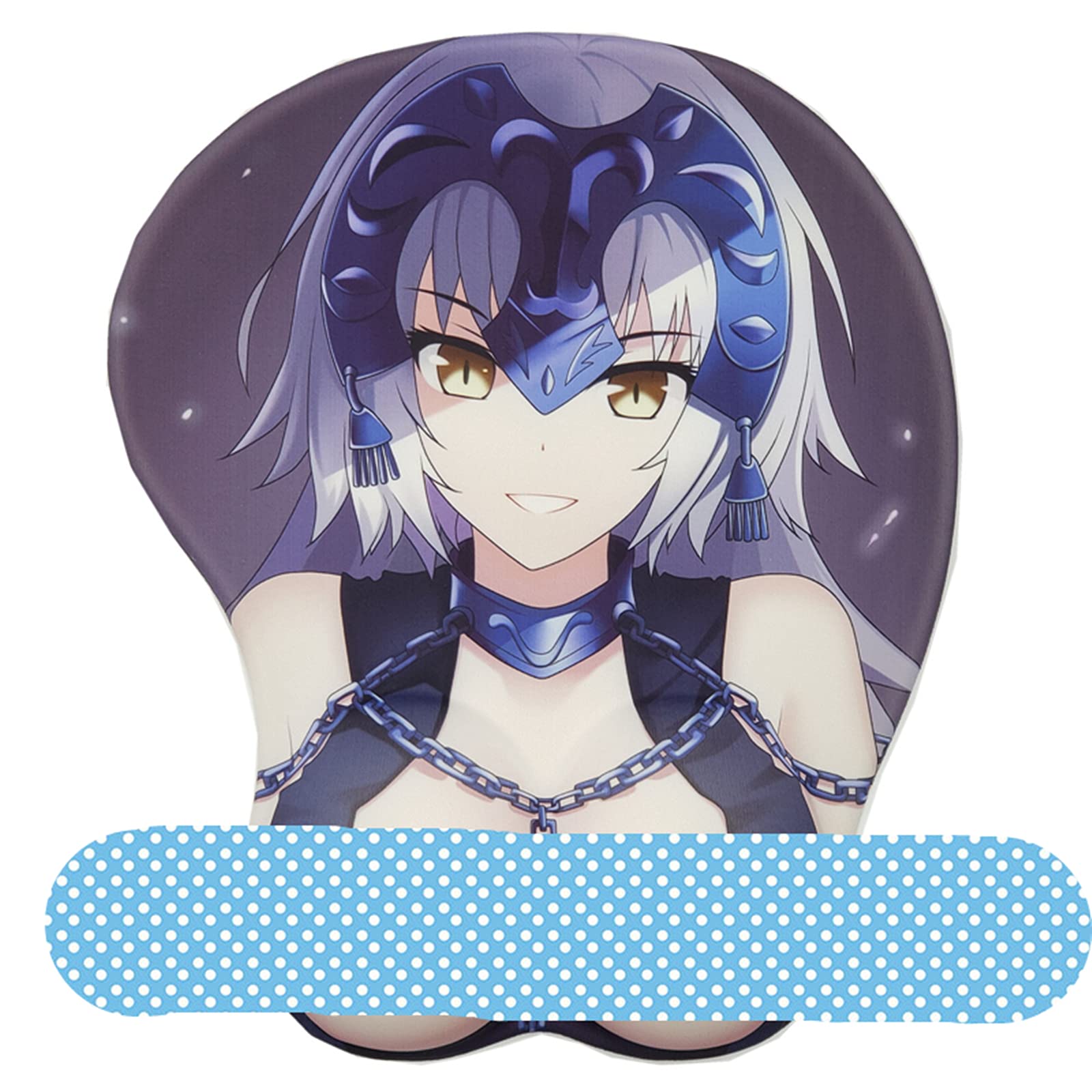 Alter Santa Lily 2 Gaming Mouse Pad with Wrist Rest - 3D Design 2-Way Skin Non-Slip Surface - Perfect for PC Gaming, Office Work & Computer Use