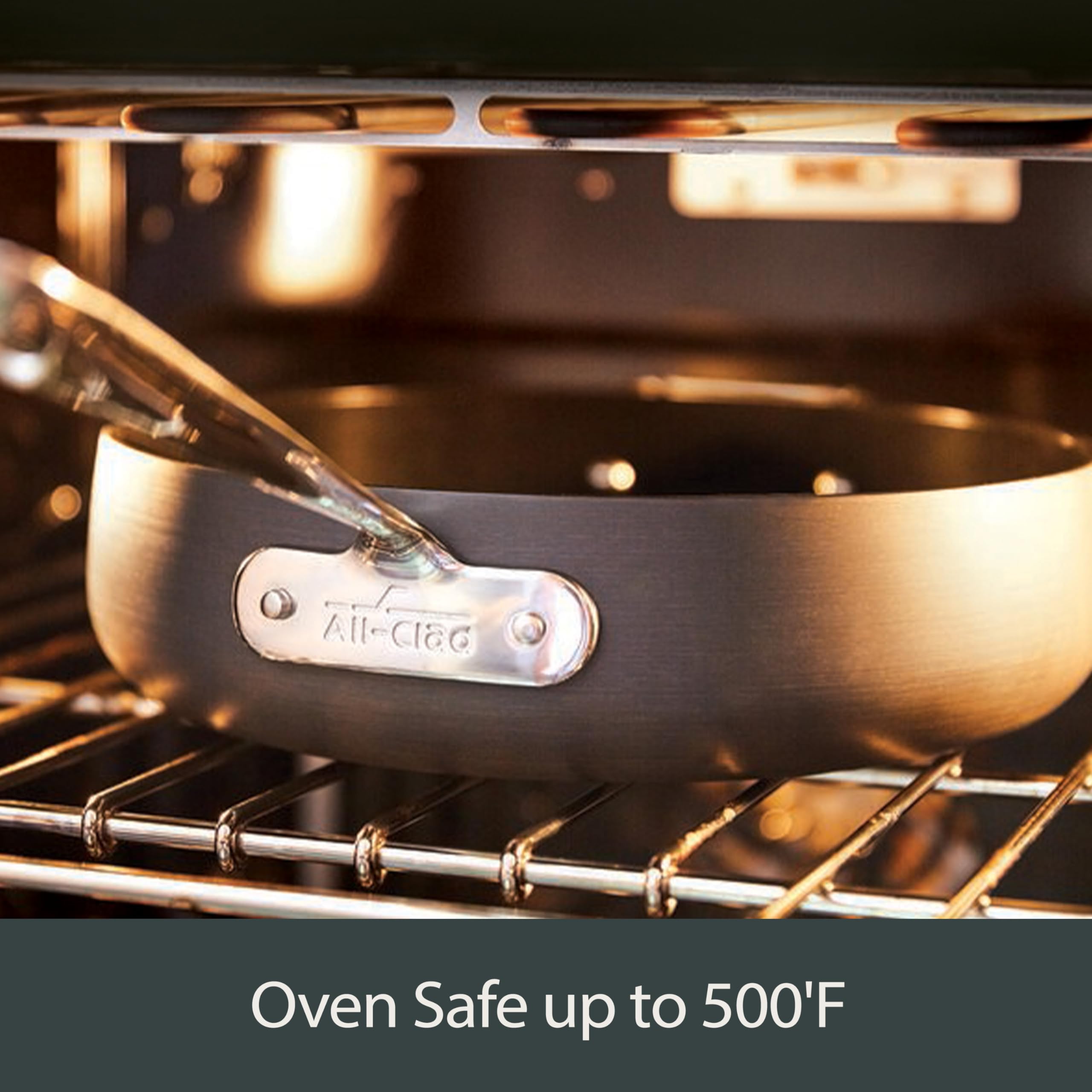 All-Clad HA1 Hard Anodized Nonstick Griddle Pan 13x20 Inch - Oven & Broiler Safe Up to 500°F - Professional Black Cookware for Pancakes, Steaks & Family Breakfasts