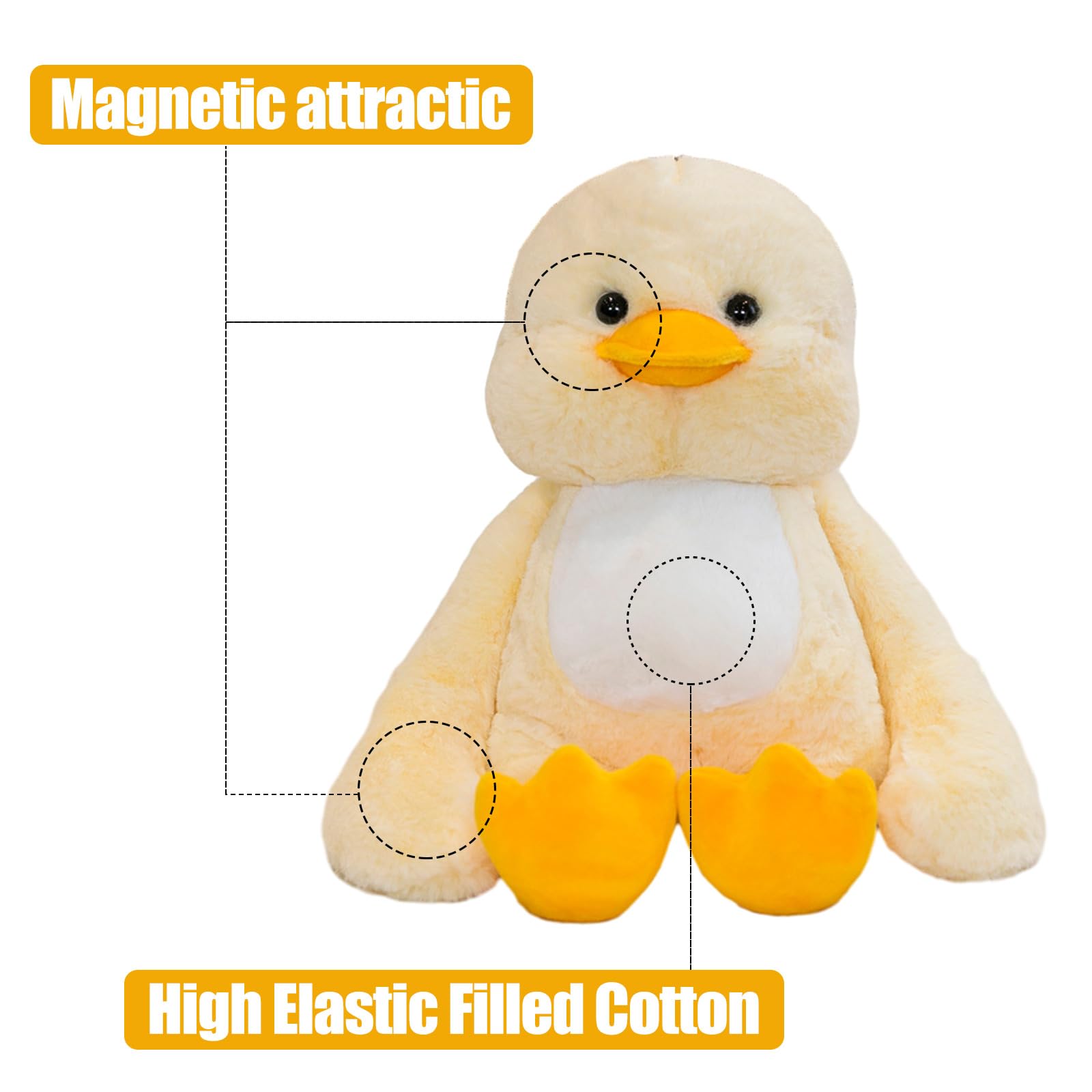 Cute Baby Chick Plush Toy - 13.7