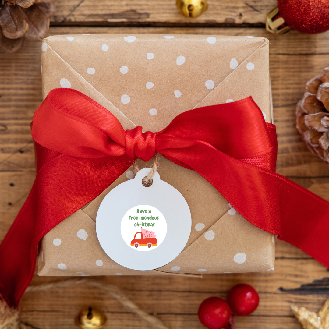 Christmas Gift Sticker Pack - 47 Unique Holiday Stickers for DIY Crafts, Scrapbooking & Gift Wrapping - Perfect for Christmas Cards, Party Decorations & Holiday Gifts