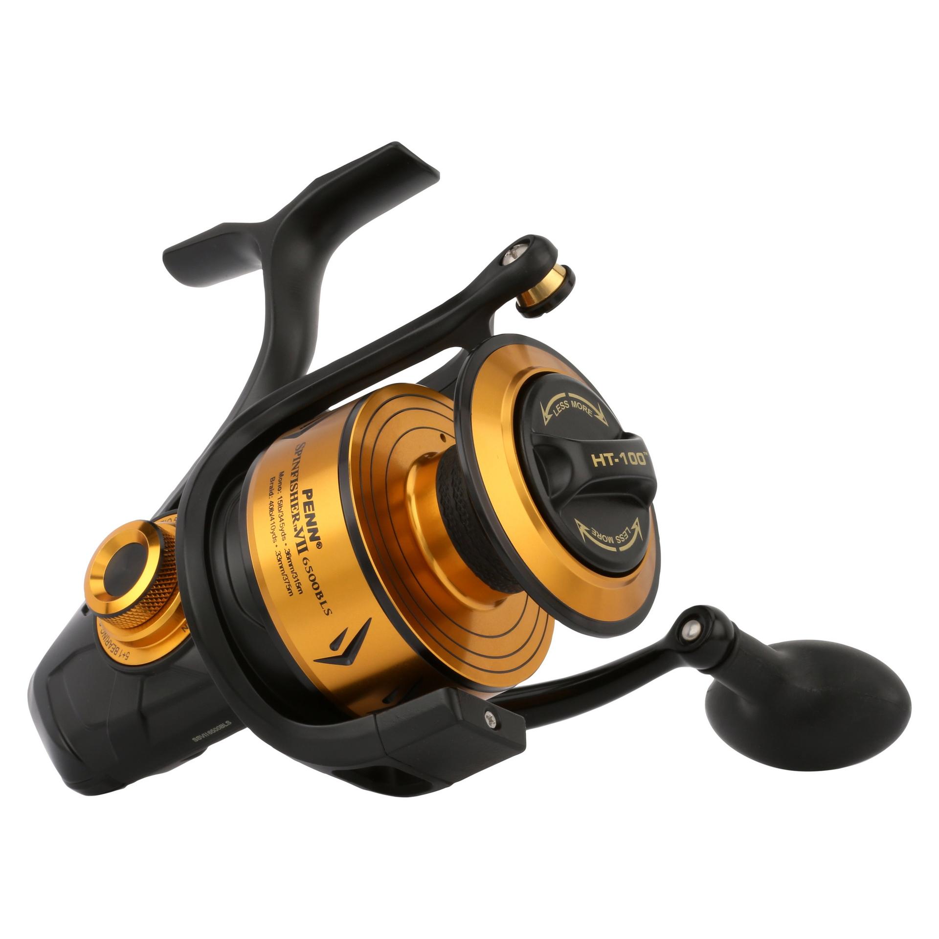 Penn Spinfisher VII Bailess Spinning Reel - Saltwater Fishing Reel for Surf, Pier & Offshore Fishing - Corrosion-Resistant with HT-100 Drag System