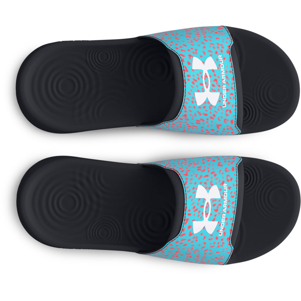 Under Armour Girls' Youth Ignite Select Print Slide Sandals - Comfortable Athletic Sandals for Kids, Perfect for Pool, Beach, Sports & Summer Activities