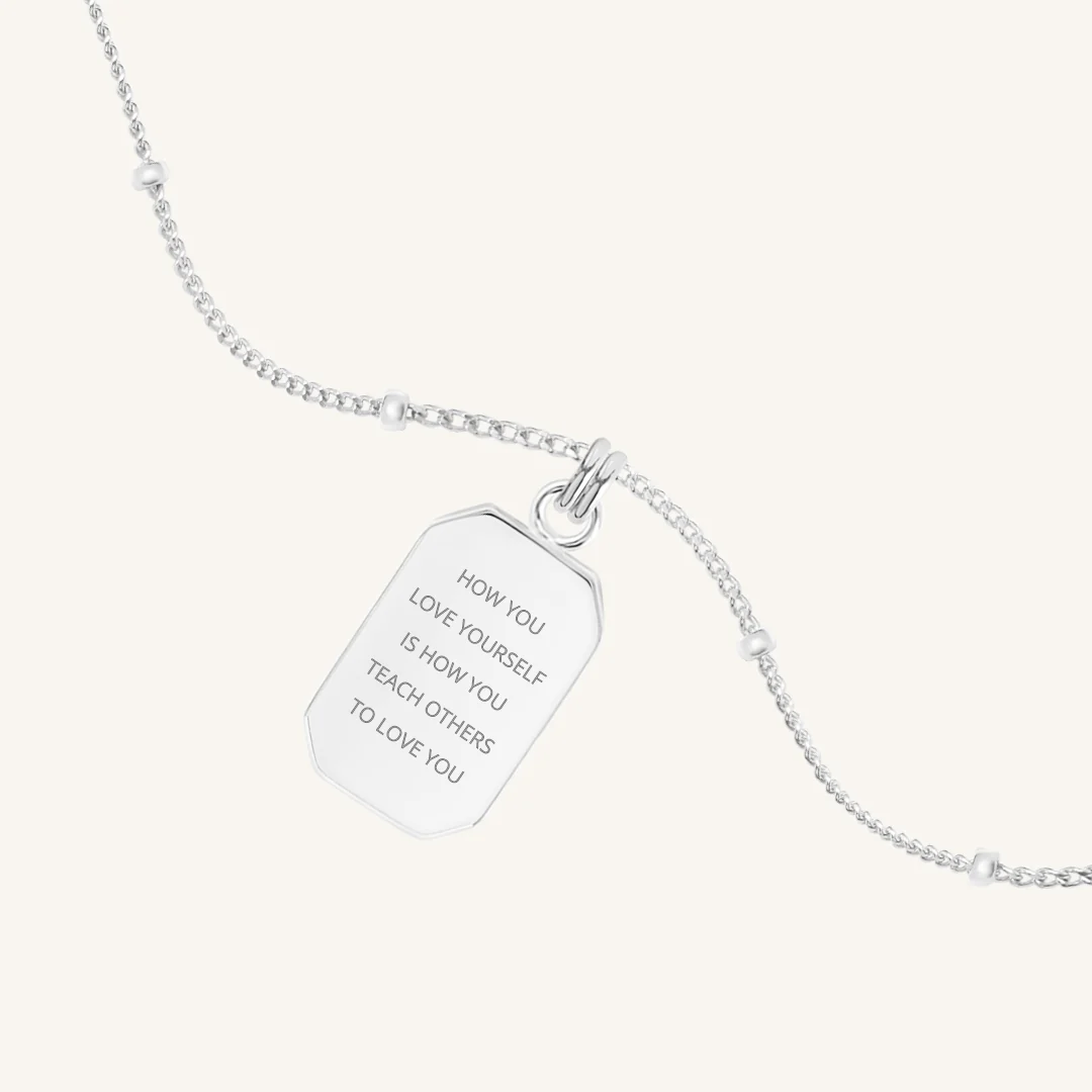 Etch Empower Necklace - Personalized Inspirational Jewelry for Women, Motivational Gift for Her - Perfect for Daily Wear, Special Occasions & Self-Empowerment