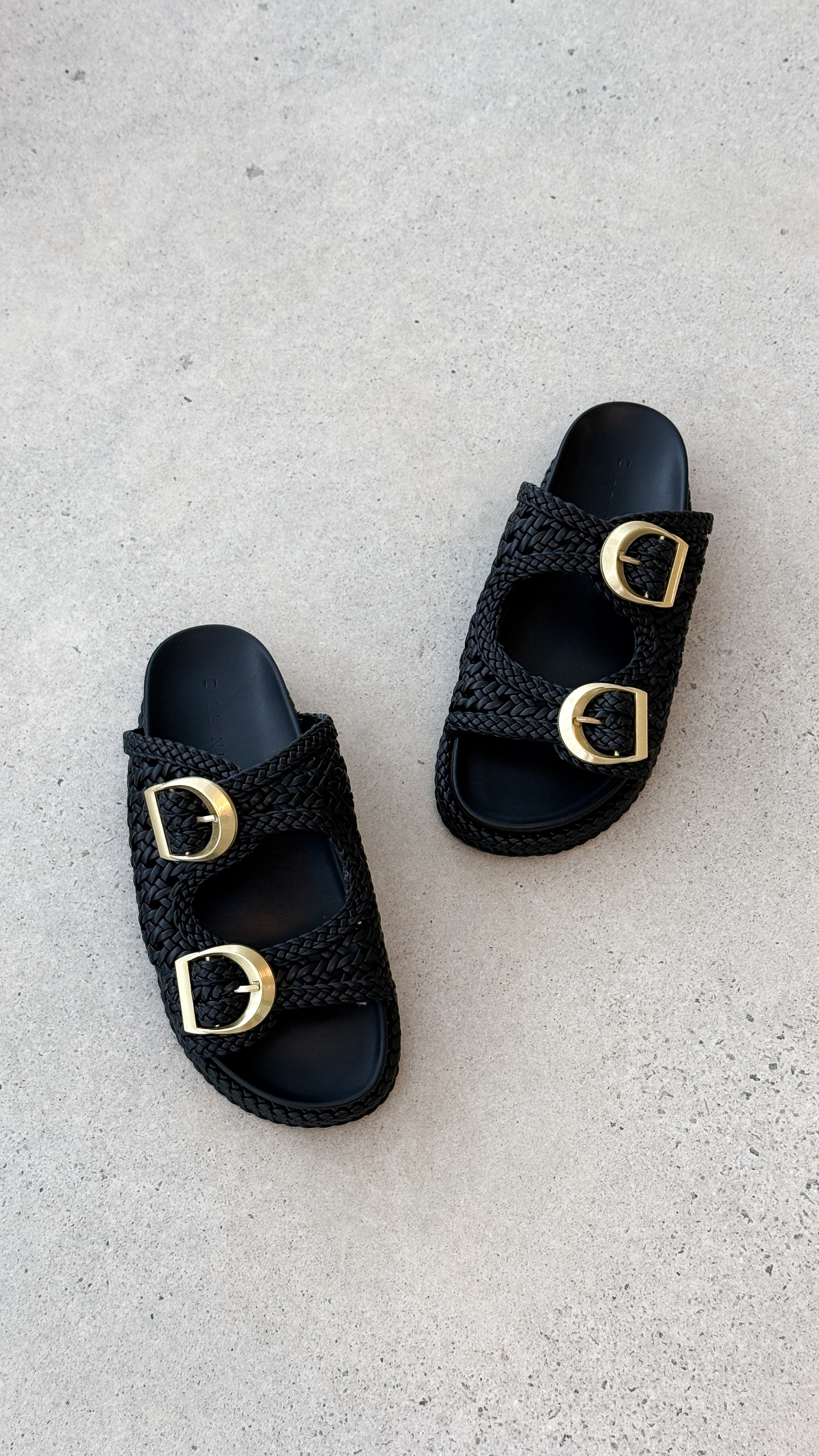 Gisella Black Slide Sandals for Women - Comfortable Summer Casual Shoes for Beach, Pool, and Outdoor Wear