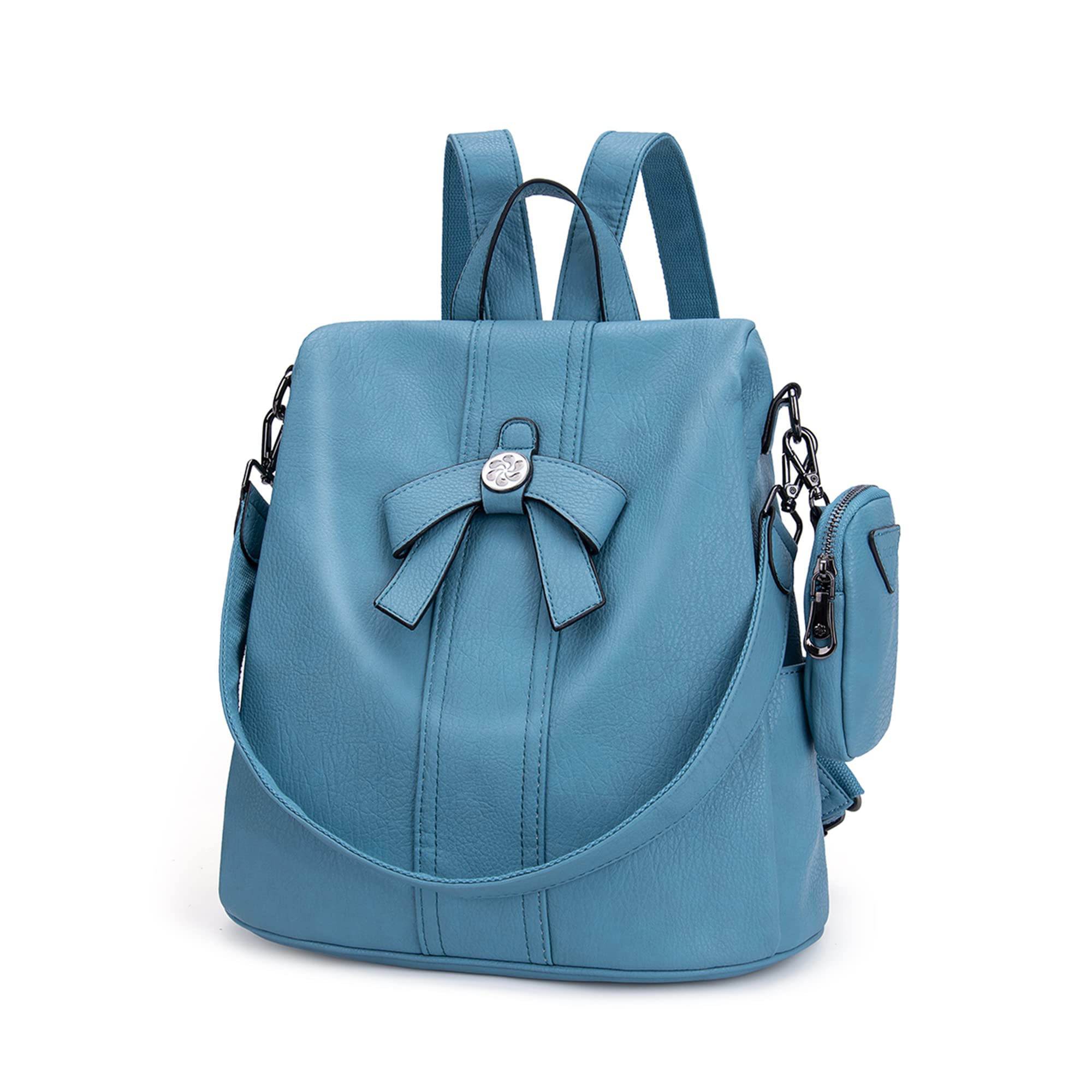 ZOCAI Women's Fashion Backpack Purse - PU Leather Anti-Theft Shoulder Bag Satchel Daypack for Work, Travel & Daily Use