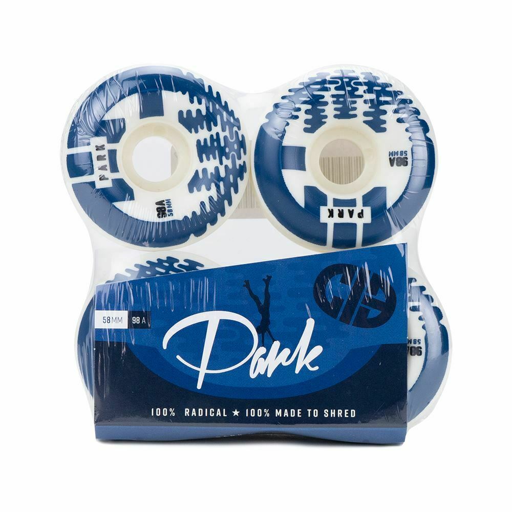 CIB 58mm Park Wheels - 4 Pack Set for Skateboard Longboard Cruiser - Perfect for Street Skating, Park Riding & Smooth Cruising