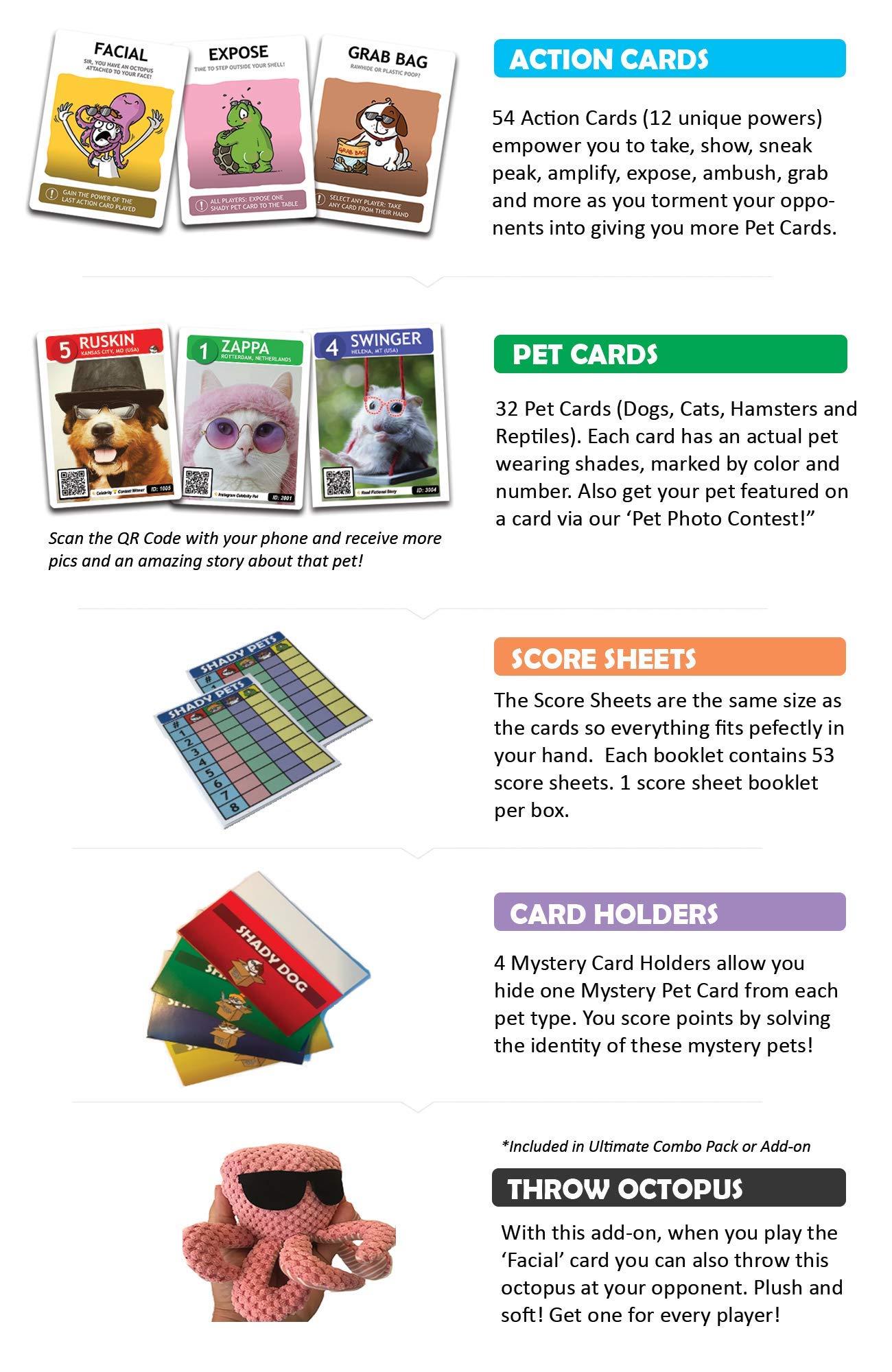 Pets Gone Shady Card Game - Fun Family Party Game for Adults, Teens & Kids - Perfect for Game Nights, Birthday Parties & Family Gatherings