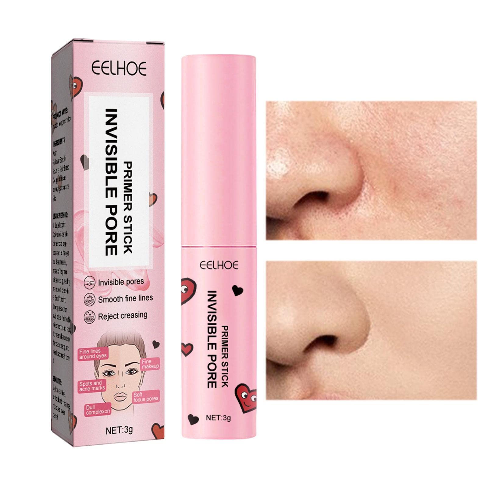 Long Lasting Blemish Concealer Stick - Full Coverage, Illuminating & Gentle Concealer for Eyes & Face | Lightweight Makeup for Daily Use, Special Occasions & Photo Shoots | Nupaque