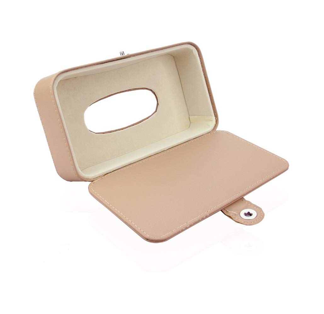 Car Tissue Box Holder - Vehicle Paper Tissue Dispenser Cover with Non-Slip Base | Perfect for Car, SUV, Truck & Office Use