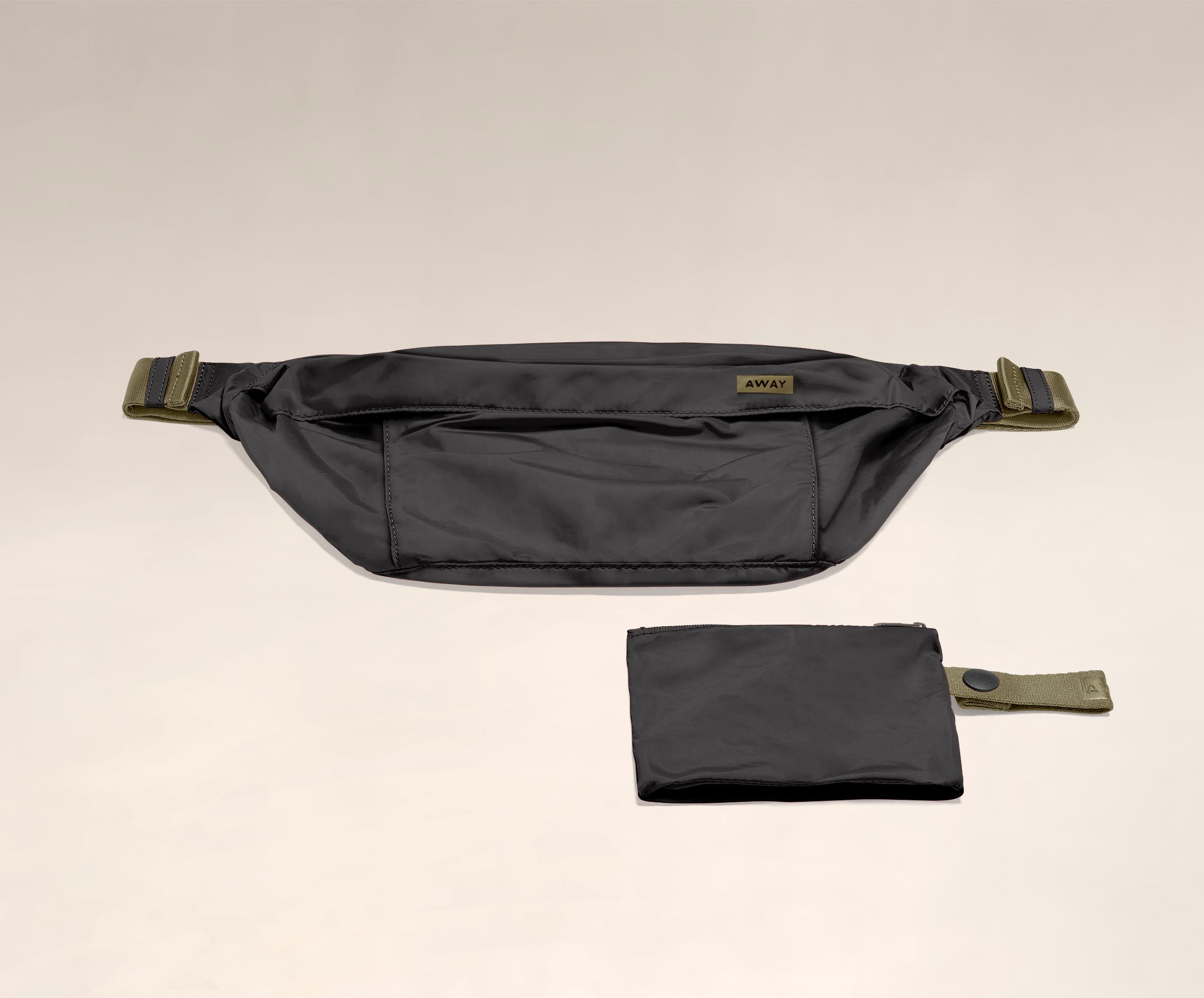 Lightweight Packable Sling Bag - Waterproof Travel Crossbody Bag for Men & Women - Perfect for Hiking, Commuting & Everyday Use (Jet Black)