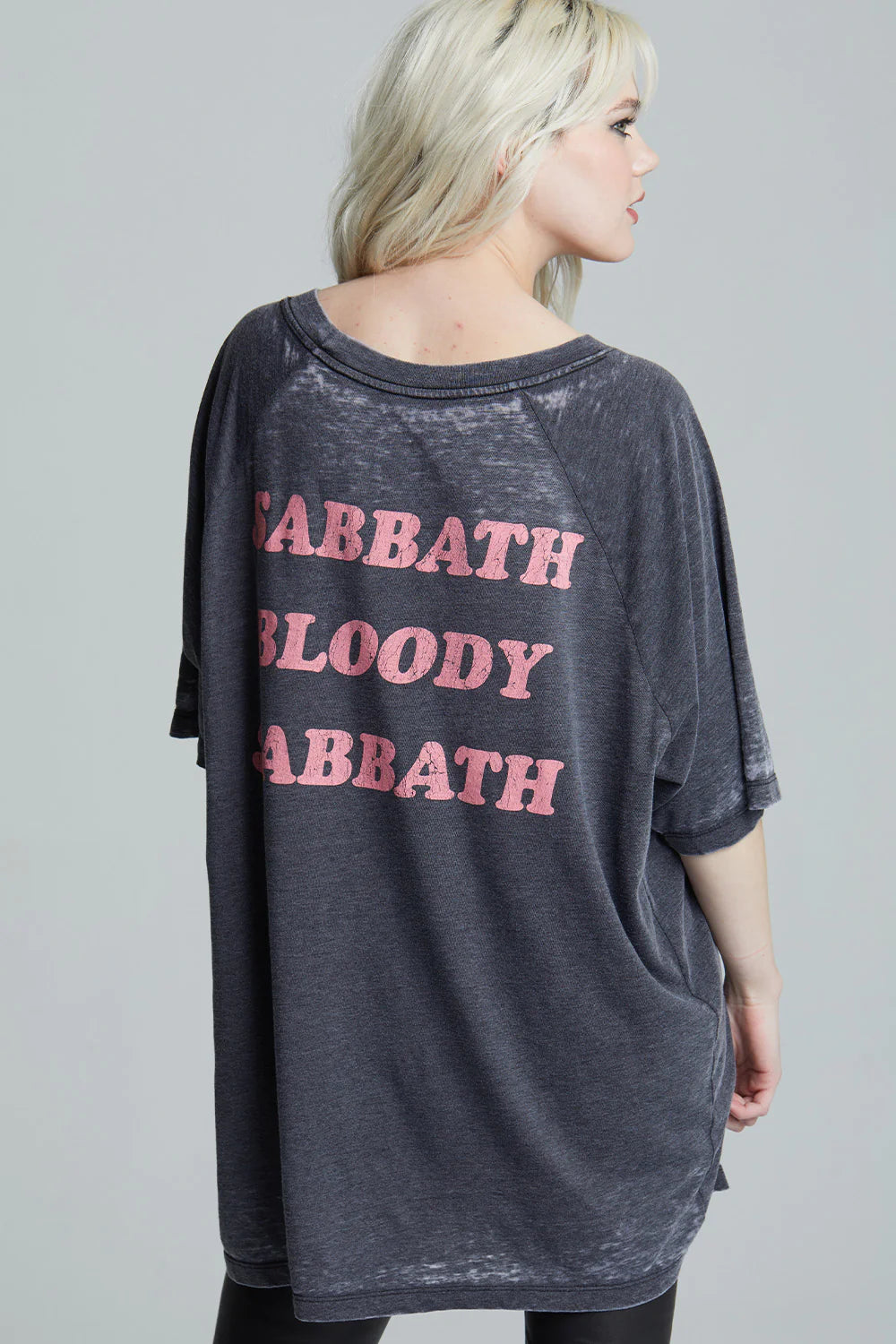 Black Sabbath Graphic T-Shirt Dress for Women | Vintage Band Tee Dress | Perfect for Concerts, Casual Wear & Music Lovers