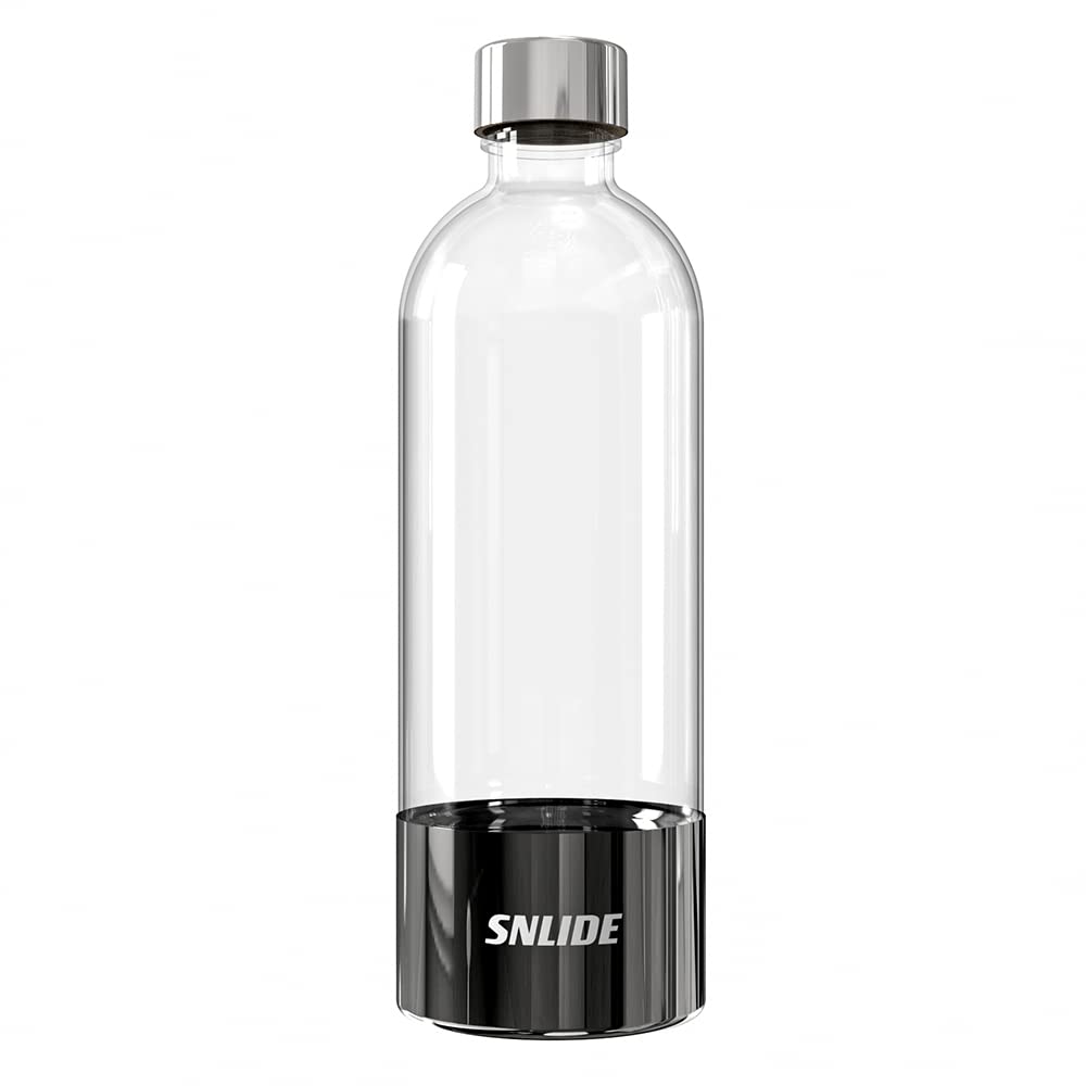SNLIDE Soda Maker PET Bottle - 1000ML BPA-Free Carbonated Water Bottle for Sparkling Drinks, Home Soda Making & Kitchen Use