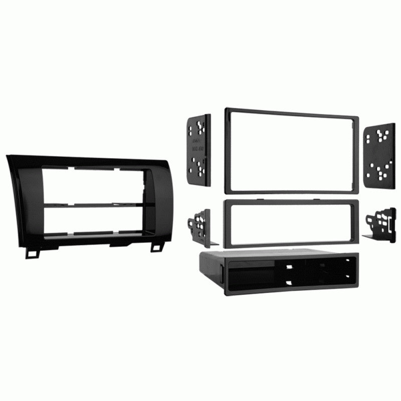Metra 99-8220 DIN & Double DIN Radio Dash Kit for Toyota Sequoia & Tundra (2008-2022) - Car Stereo Installation Upgrade for Better Sound & Connectivity