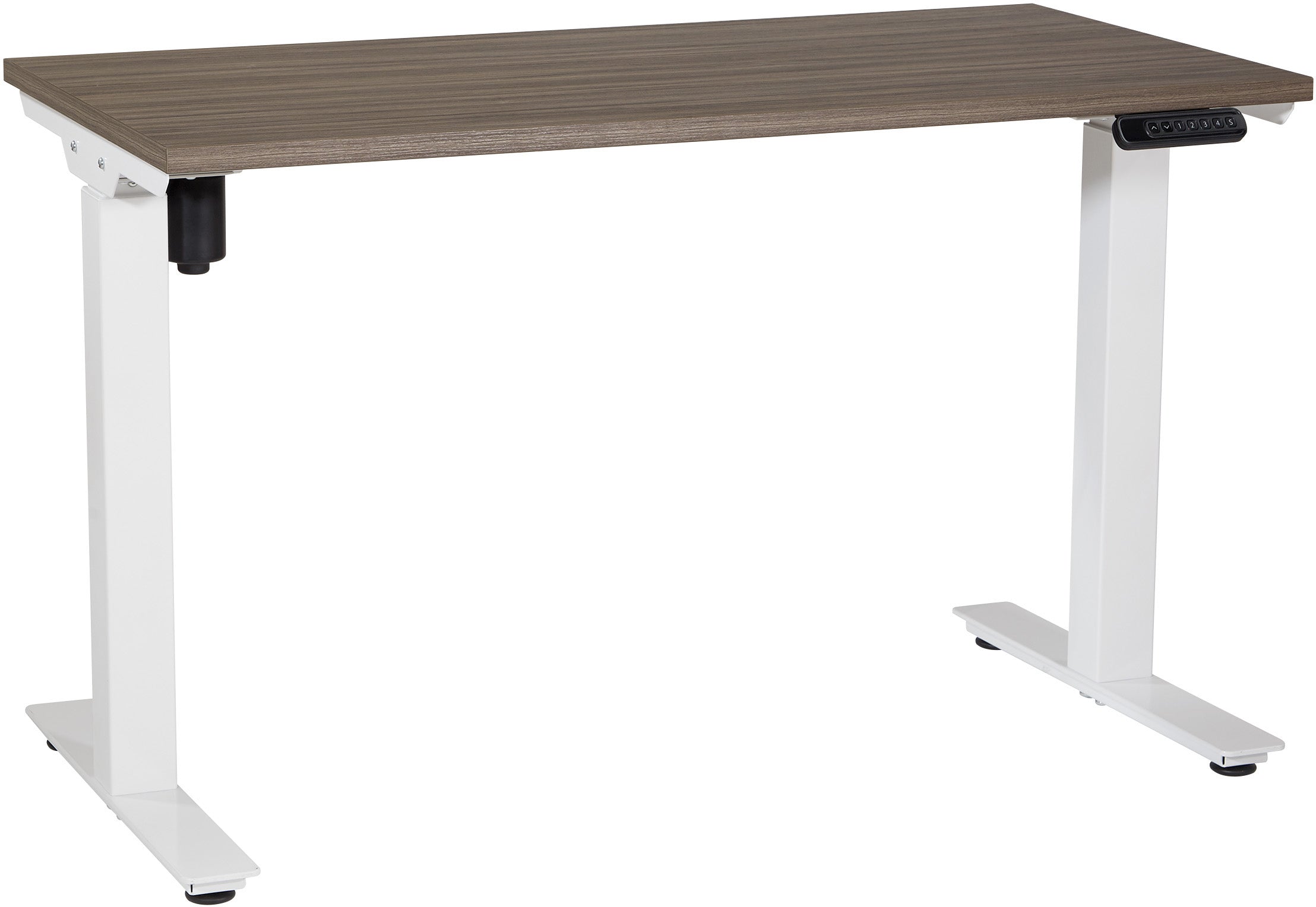 Office Star Prado Height Adjustable Desk [PRD2448HAT] - Ergonomic Standing Desk for Home Office & Workspace