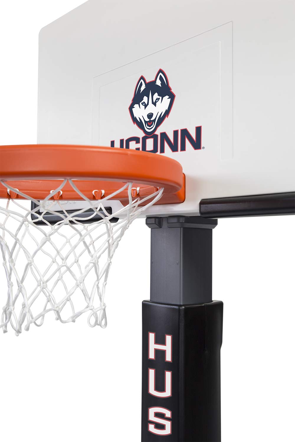 Huplay Professional Basketball Team Set - Official Size Game Ball, Durable Hoop & Net - Perfect for Indoor & Outdoor Court Play, Team Practice, and Competitive Games