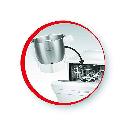 Moulinex XF380E11 Large Capacity 4.5L Food Processor Bowl - Compatible with Cuisine I-Companion & HF800A13/HF900110 - Perfect for Family Cooking (6 Servings) - Ideal for Meal Prep, Baking & Large Batch Cooking