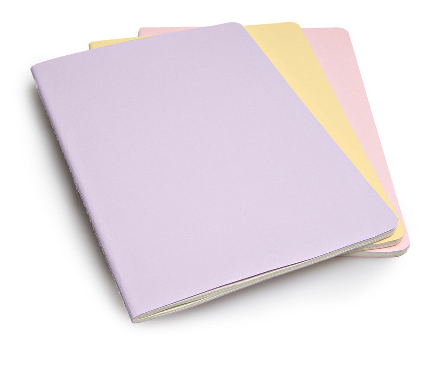 Premium Moleskine Squared Cahier Journal Set of 3 - Lined Notebooks for Writing, Sketching & Note Taking - Perfect for Students, Artists & Professionals - Durable Kraft Paper Cover