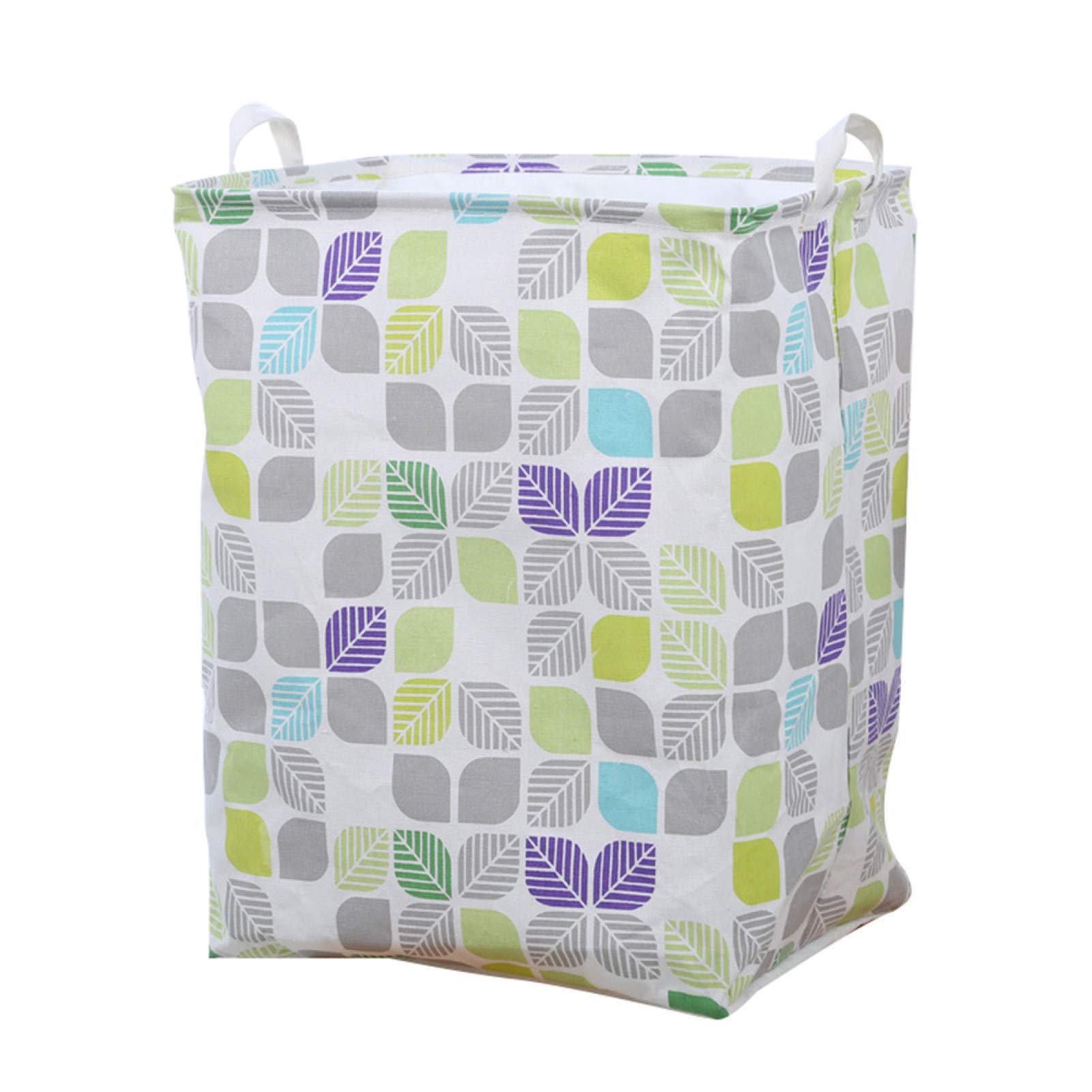Hwangli Storage Basket - Foldable Cotton Linen Laundry Hamper for Clothes, Toys & Organizing | Perfect for Bedroom, Nursery & Laundry Room Organization