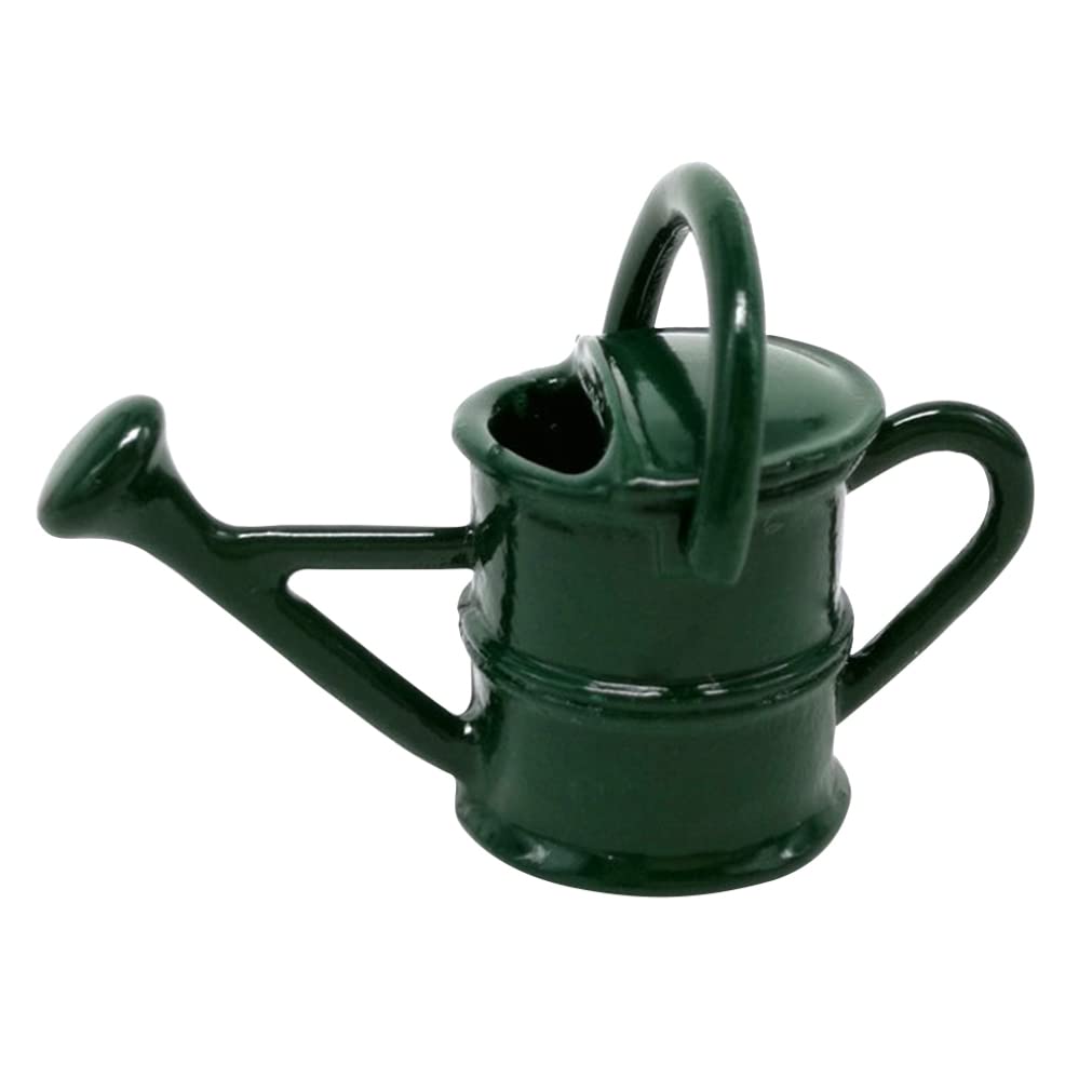 Liadance Miniature Dollhouse Garden Tools Set - Small Watering Can & Miniature Garden Furniture Decor for Dollhouse Accessories - Perfect for DIY Miniature Scenes, Fairy Gardens & Model Displays