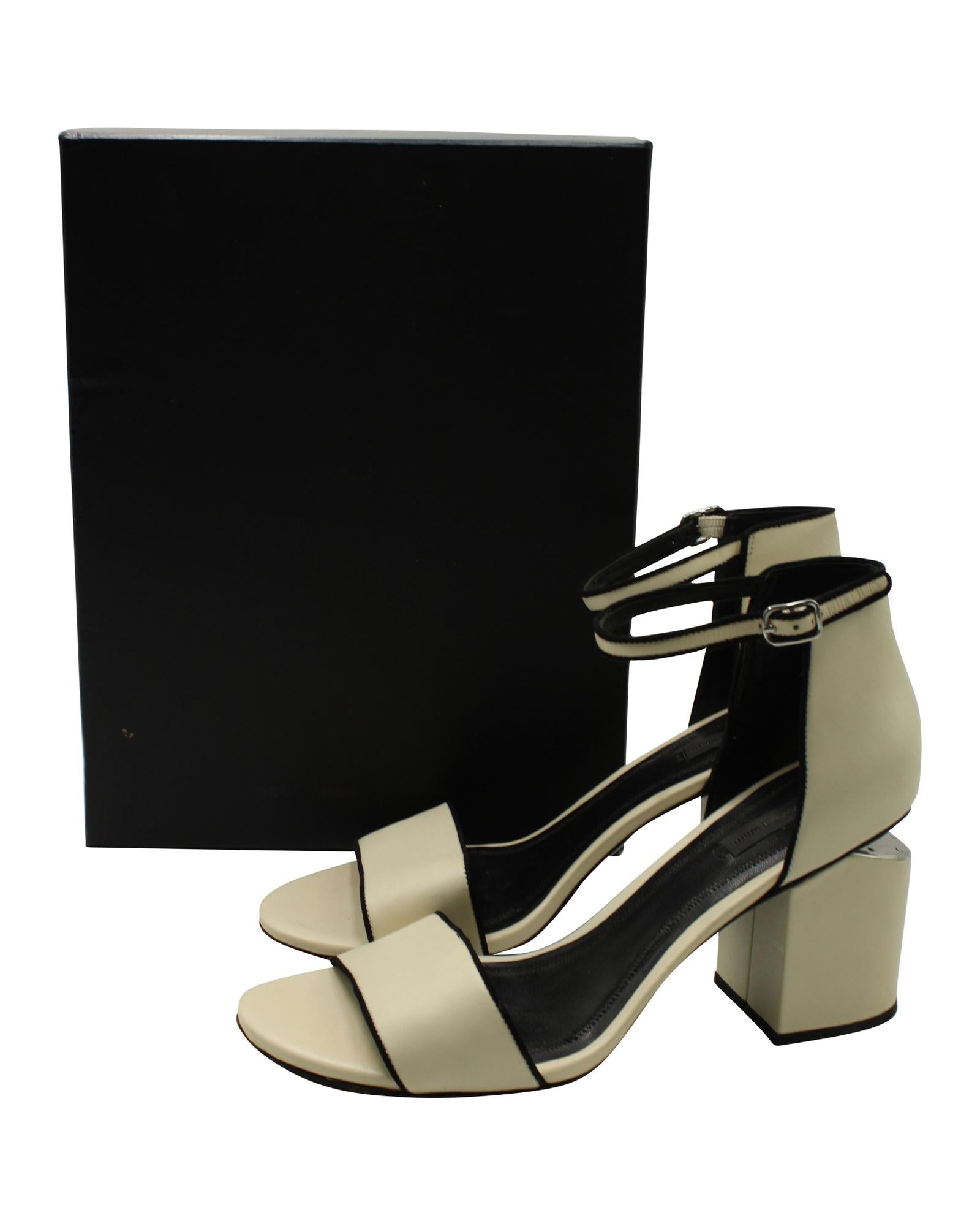 Stylish Block Heel Leather Sandals for Women - Comfortable Summer Dress Shoes | Perfect for Weddings, Parties & Office Wear