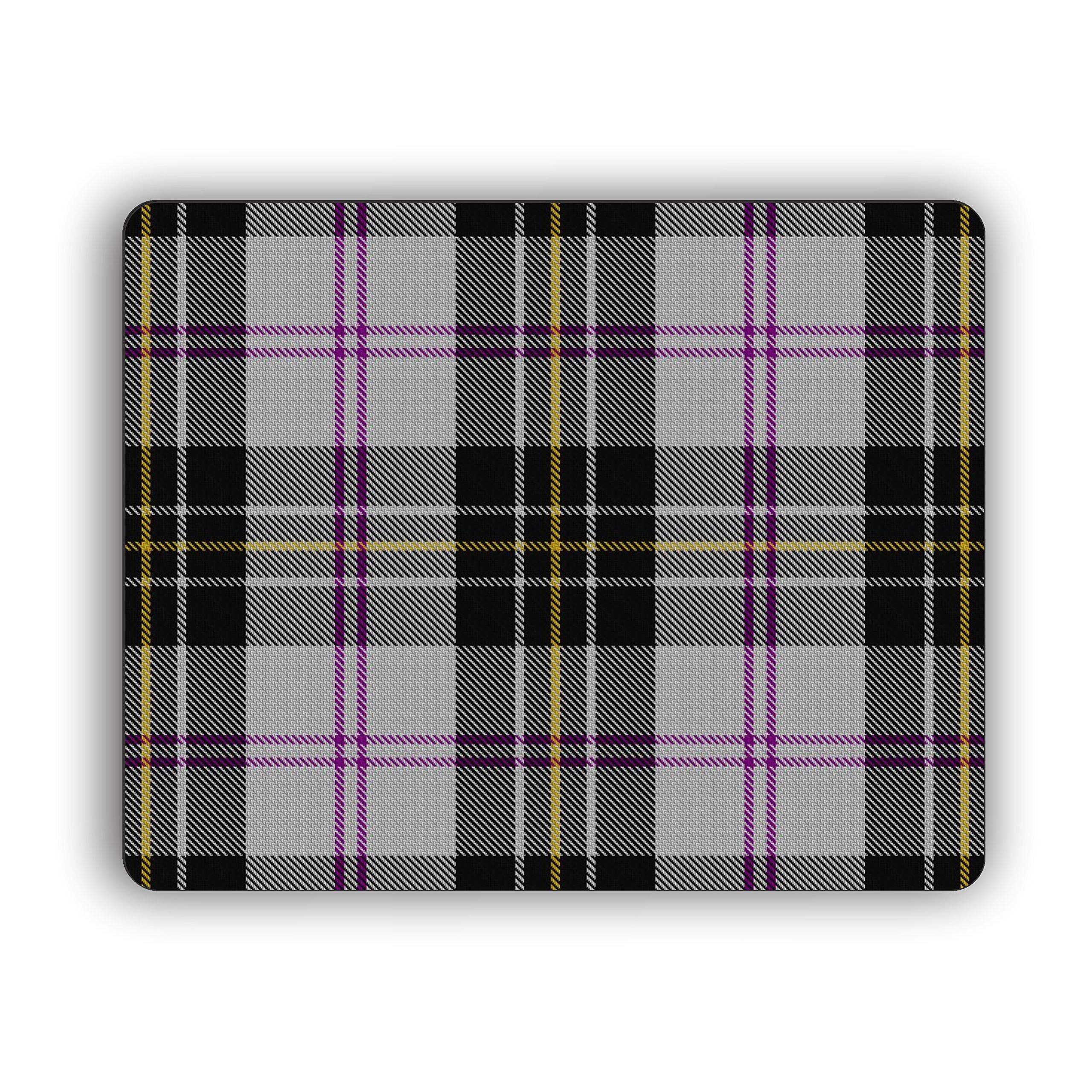 MacPherson Scottish Clan Tartan Crest Mouse Pad - Non-Slip Rubber Base for Office & Gaming Desks | Perfect for Work, Home, and Gaming Setups