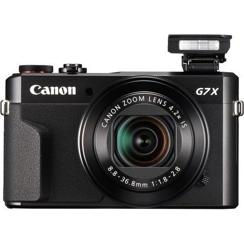 Canon PowerShot G7 X Mark II Digital Camera with 32GB SDHC Memory Card - 4K Video, 20.1MP, Wi-Fi & NFC | Perfect for Travel Photography, Vlogging & Street Shooting