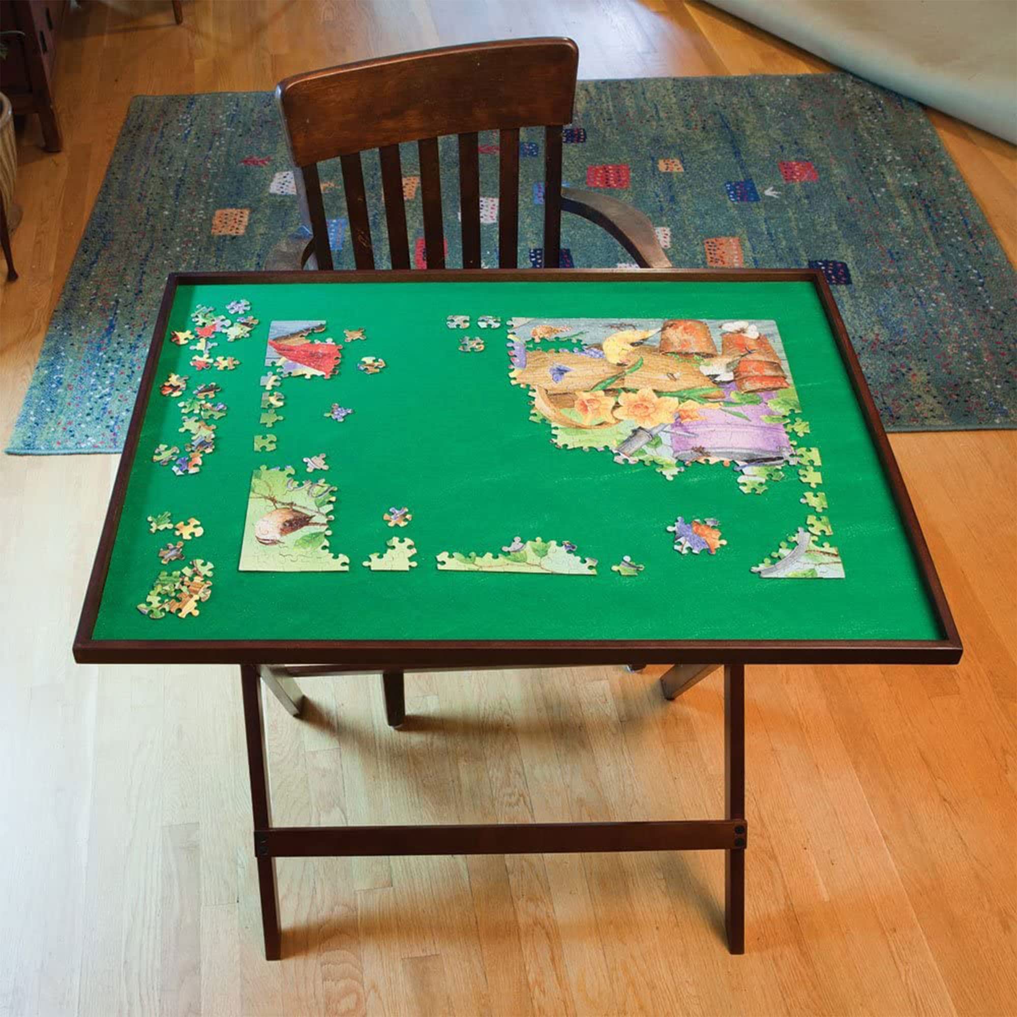 Foldable Jigsaw Puzzle Table - Portable Puzzle Board for Adults & Kids - Compact Storage Design - Perfect for Travel, Camping & Family Game Nights