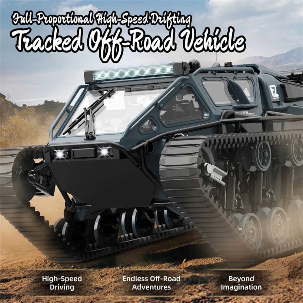 JJRC C8812 2.4G Remote Control RC Tank Car - High Speed Off-Road Drift Truck with 360° Rotation | Durable RC Toy for Kids & Adults | Indoor & Outdoor Play, Backyard Racing, Off-Road Adventures