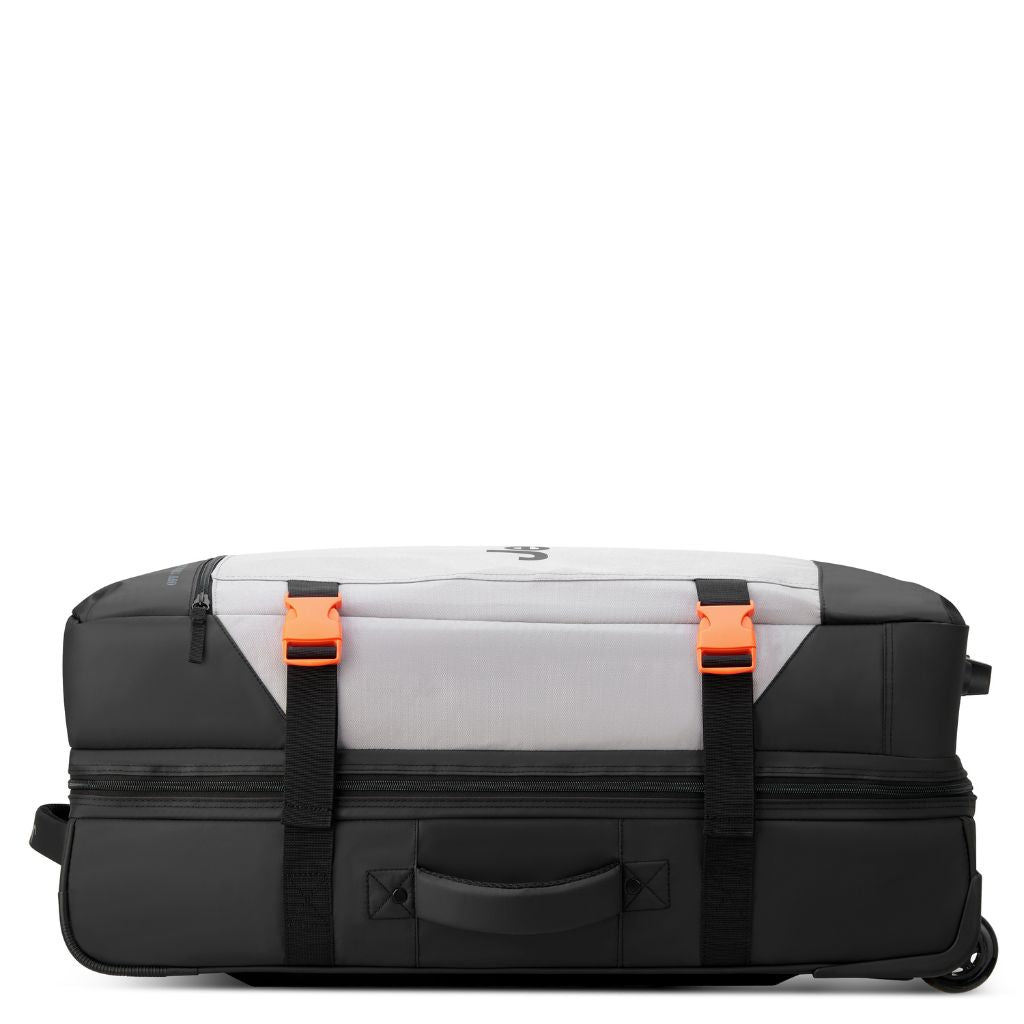 Jeep 2 Wheel 29-Inch Rolling Duffle Bag - Water-Resistant Grey Drizzle Luggage for Travel, Gym & Outdoor Adventures