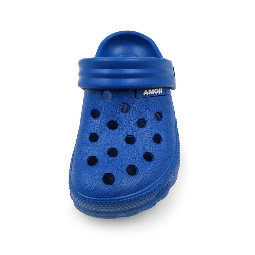 Amoji Kids Garden Clogs - Slip On Waterproof Shoes for Boys & Girls - Perfect for Outdoor Play, Beach, Pool & Backyard Use