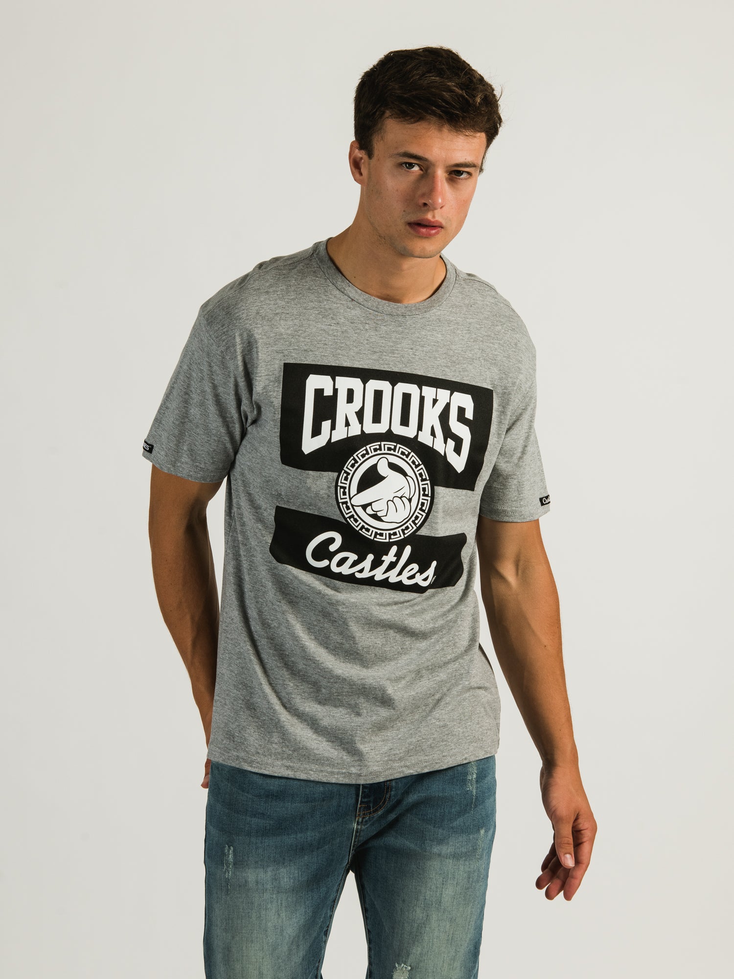 Crooks & Castles Klepto Airgun Graphic T-Shirt - Men's Streetwear Tee for Casual Wear & Urban Fashion