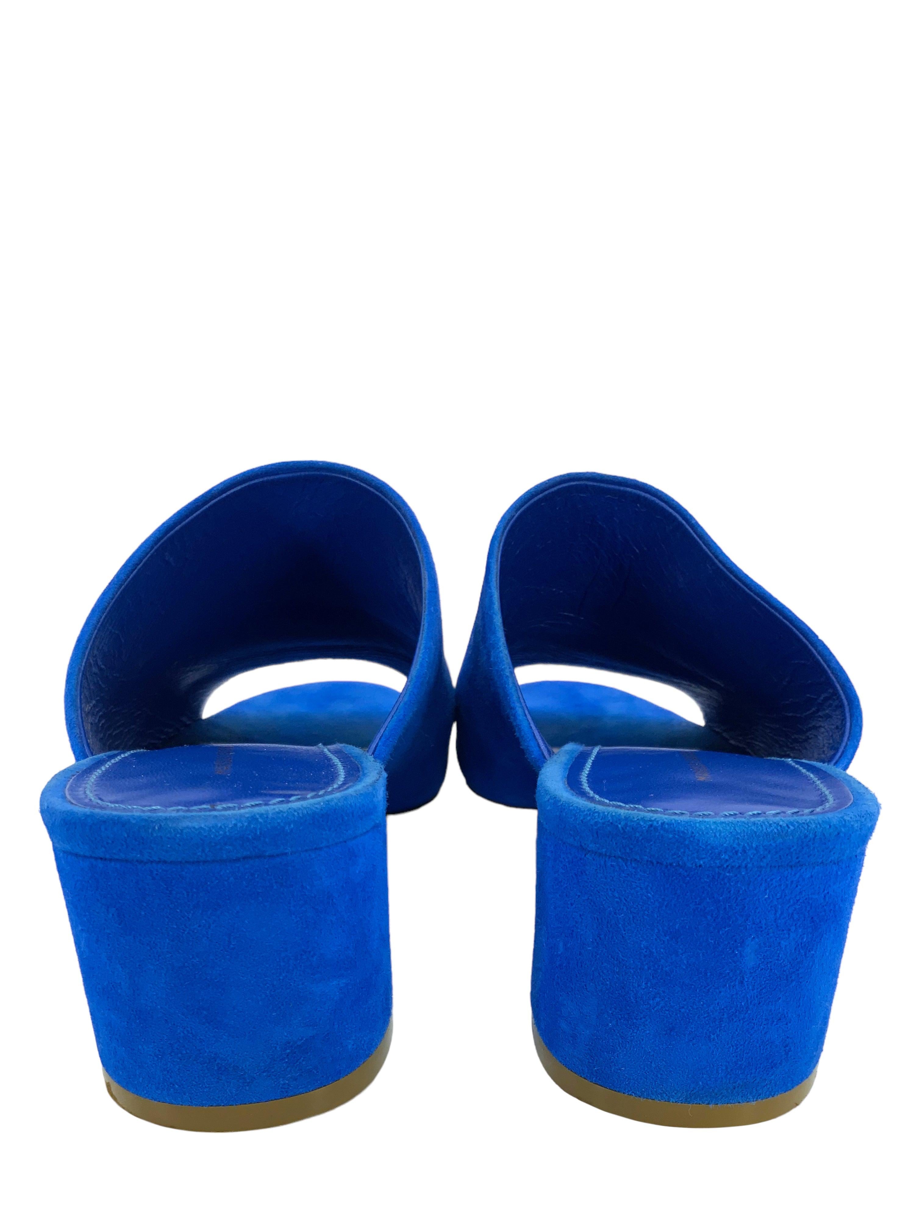 Mansur Gavriel Women's Suede Mules - Size 8 | Comfortable Slip-On Shoes for Casual Wear, Office & Everyday Outfits