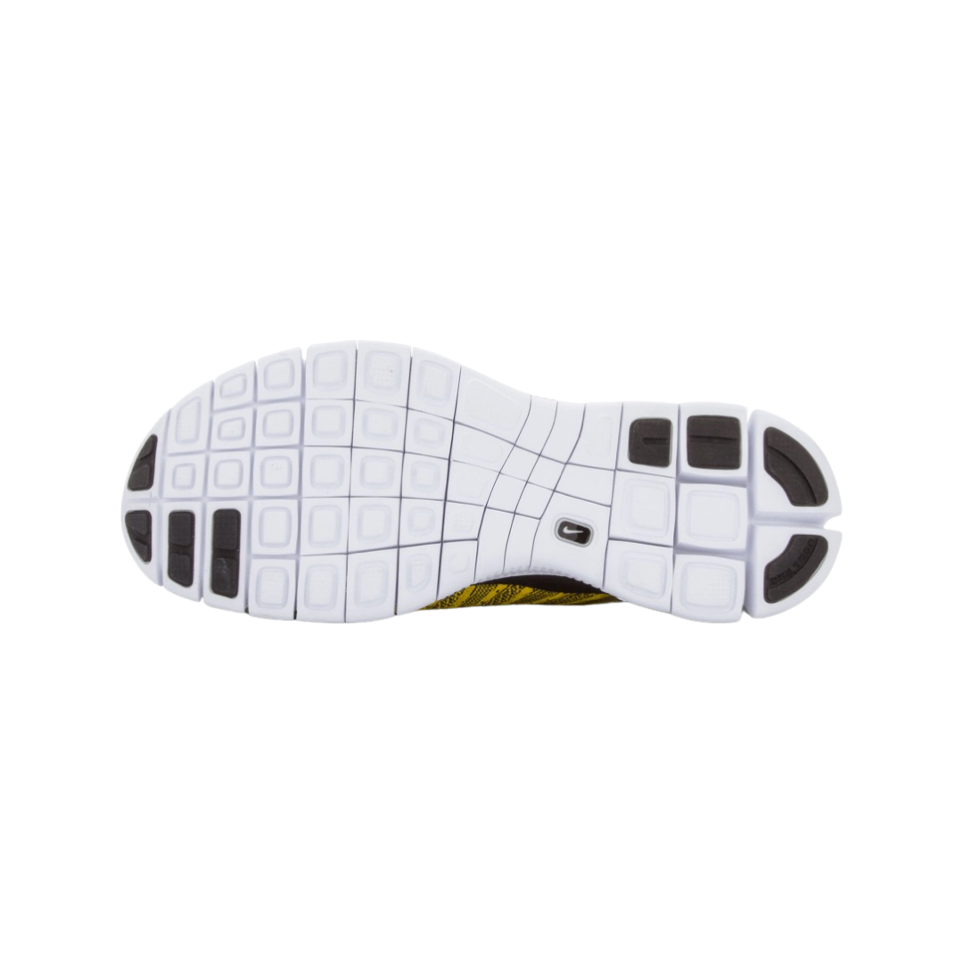 Nike Free Flyknit HTM Running Shoes for Men - Lightweight, Breathable & Comfortable - Yellow Black White - Perfect for Jogging, Gym Workouts & Daily Wear