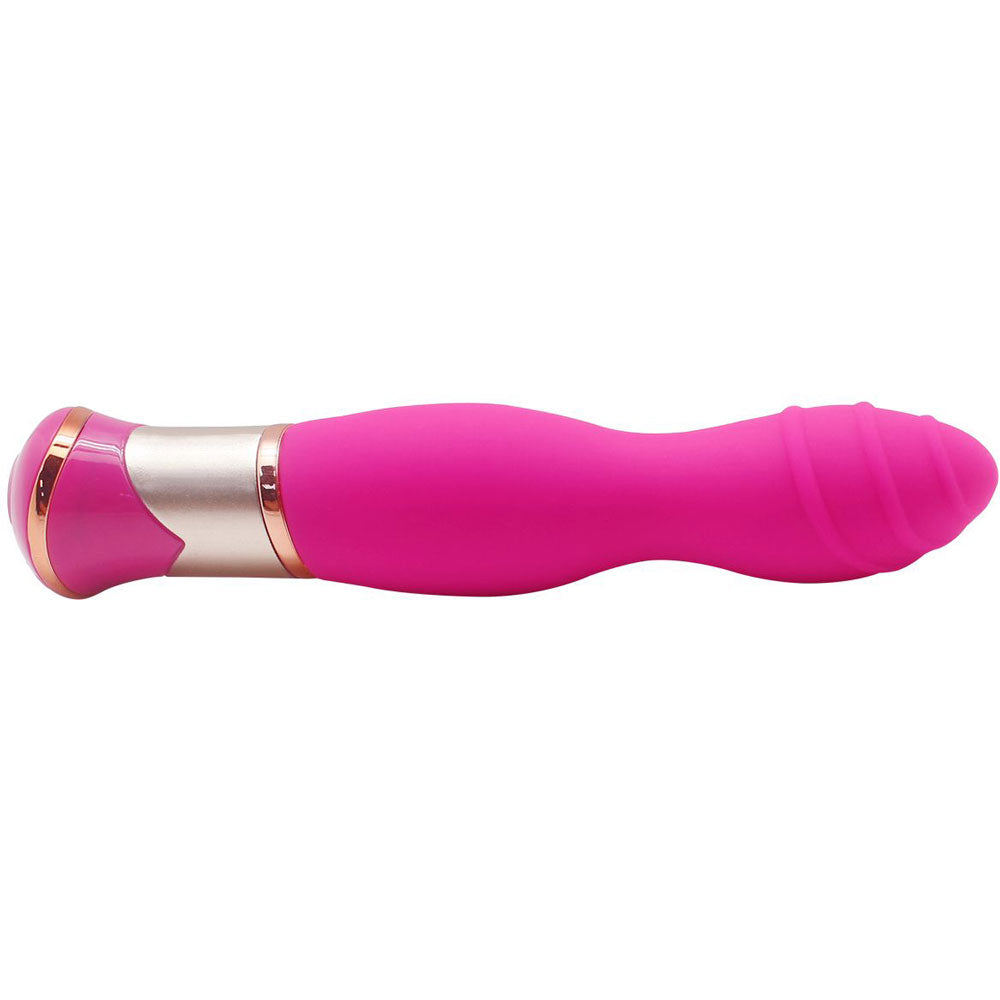 Ecstasy Rotating Rippled Vibe - Powerful Personal Massager for Relaxation & Intimacy - Perfect for Couples & Solo Use