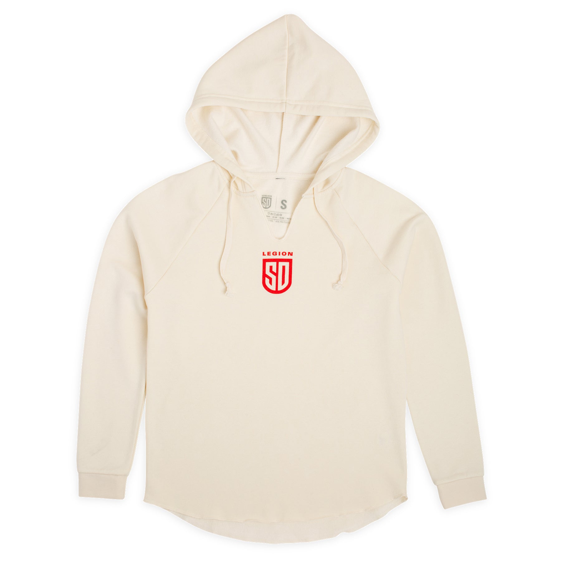 SD LEGION Women's Hooded White Pullover Sweatshirt - Cozy Fleece Winter Hoodie for Casual Wear, Gym & Outdoor Activities