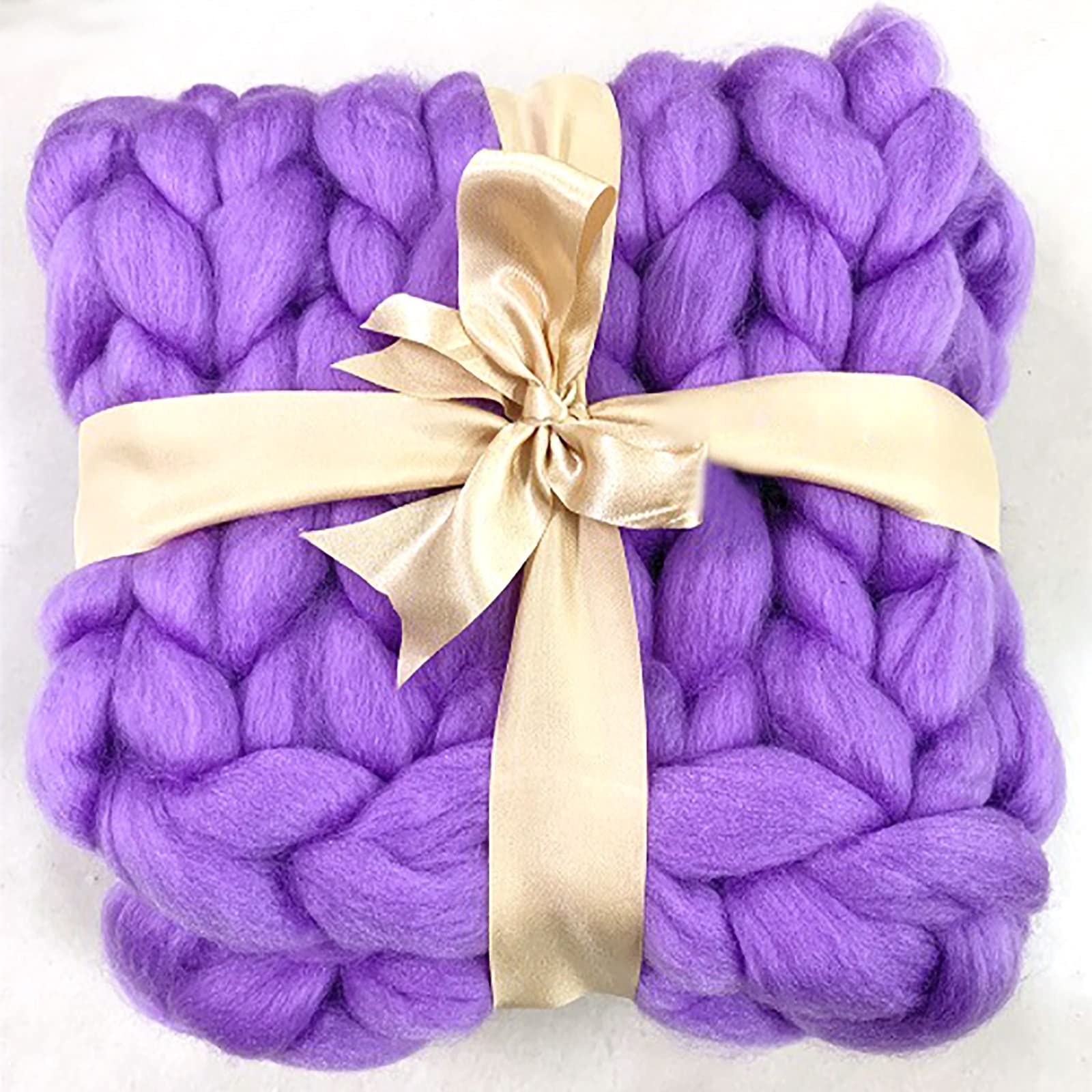 Chunky Knit Blanket - Ultra Soft & Warm Handmade Throw for Couch, Bed, Sofa - Cozy Yarn Blanket Perfect for Home Decor, Gifts & Winter Snuggling
