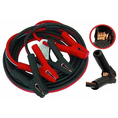 1000Amp Heavy Duty Booster Cables 20FT with Copper Clamps & Bridging Strap - Safe for Cars, Trucks, SUVs & Computer Systems - Emergency Jump Start Power for Dead Batteries