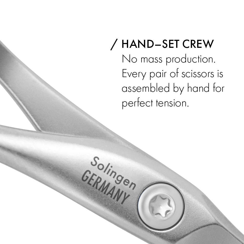 GERMANIKURE 4-Piece Professional Mini Manicure Set in Beige Leather Case - Premium Stainless Steel Nail Tools Made in Solingen Germany & Czech Glass Nail Care Accessories | Perfect for Home Spa, Travel & Professional Salon Use