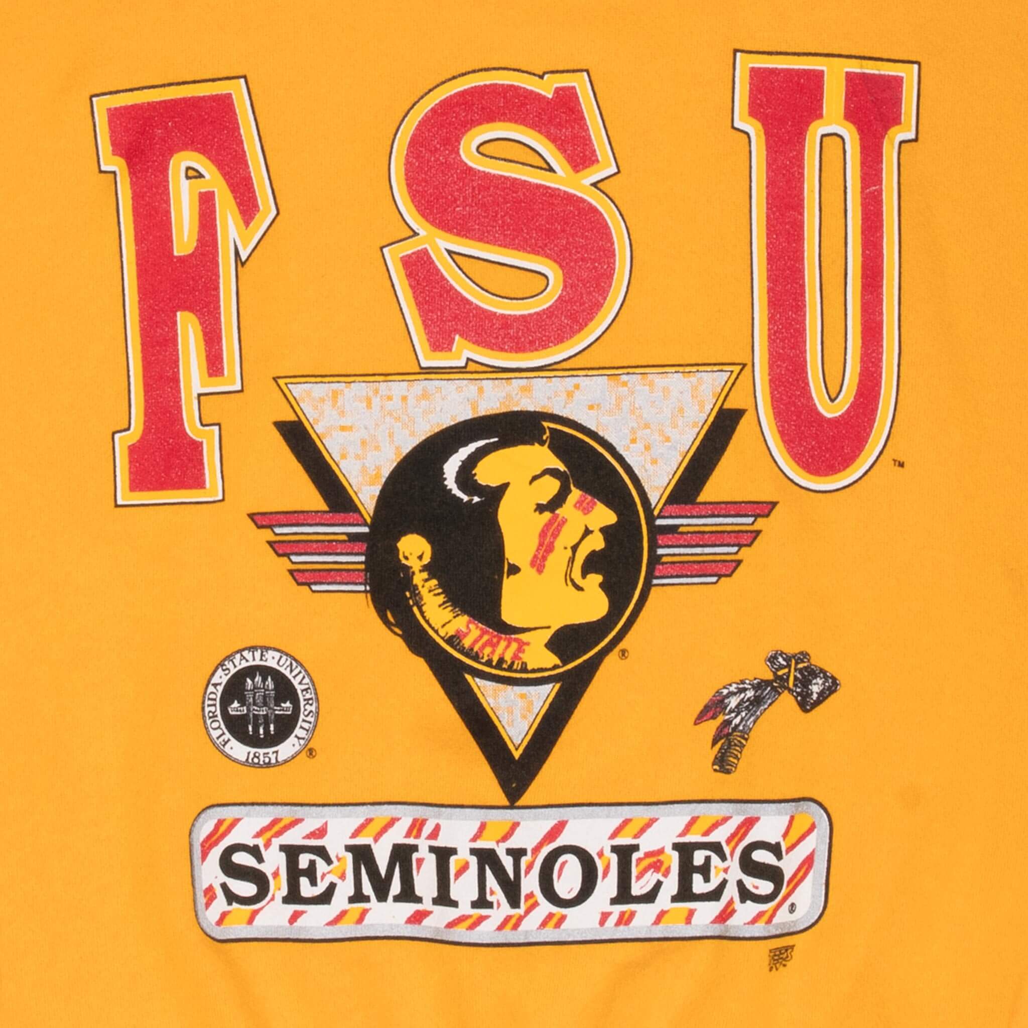 Vintage Florida State Seminoles FSU Sweatshirt 1990s XL - Retro College Football Fan Apparel - Made in USA - Perfect for Game Day, Tailgating & Casual Wear