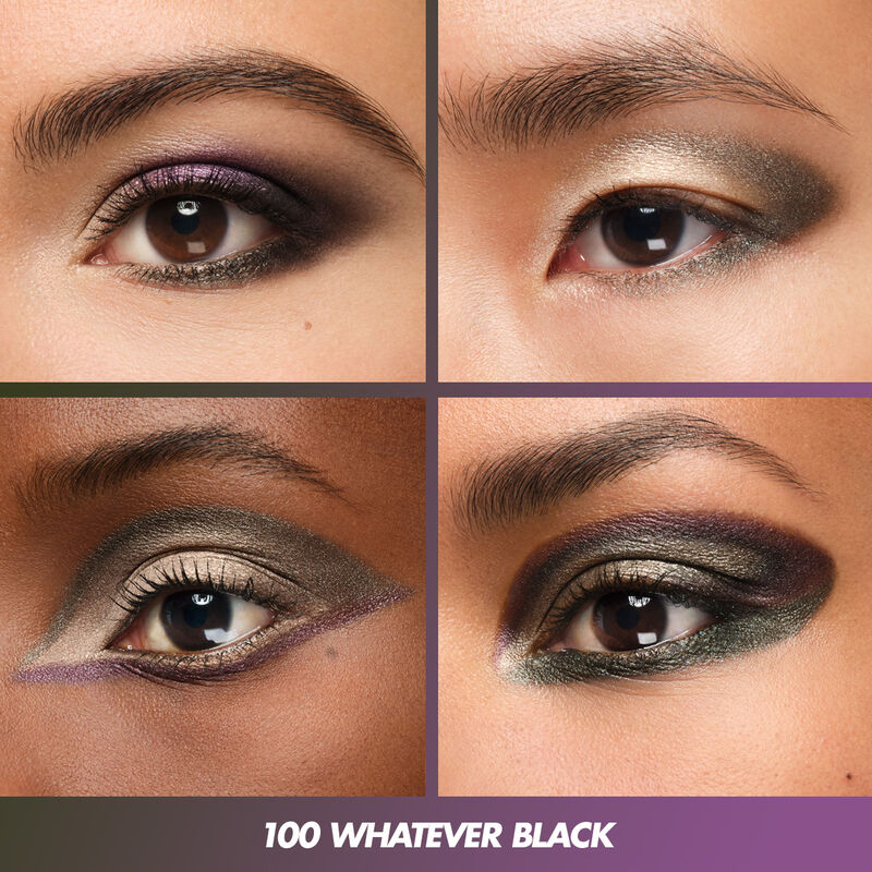 100 Whatever Black Artist To Go Eyeshadow Palette - Professional Makeup Kit for Travel & Everyday Use | Vegan & Cruelty-Free