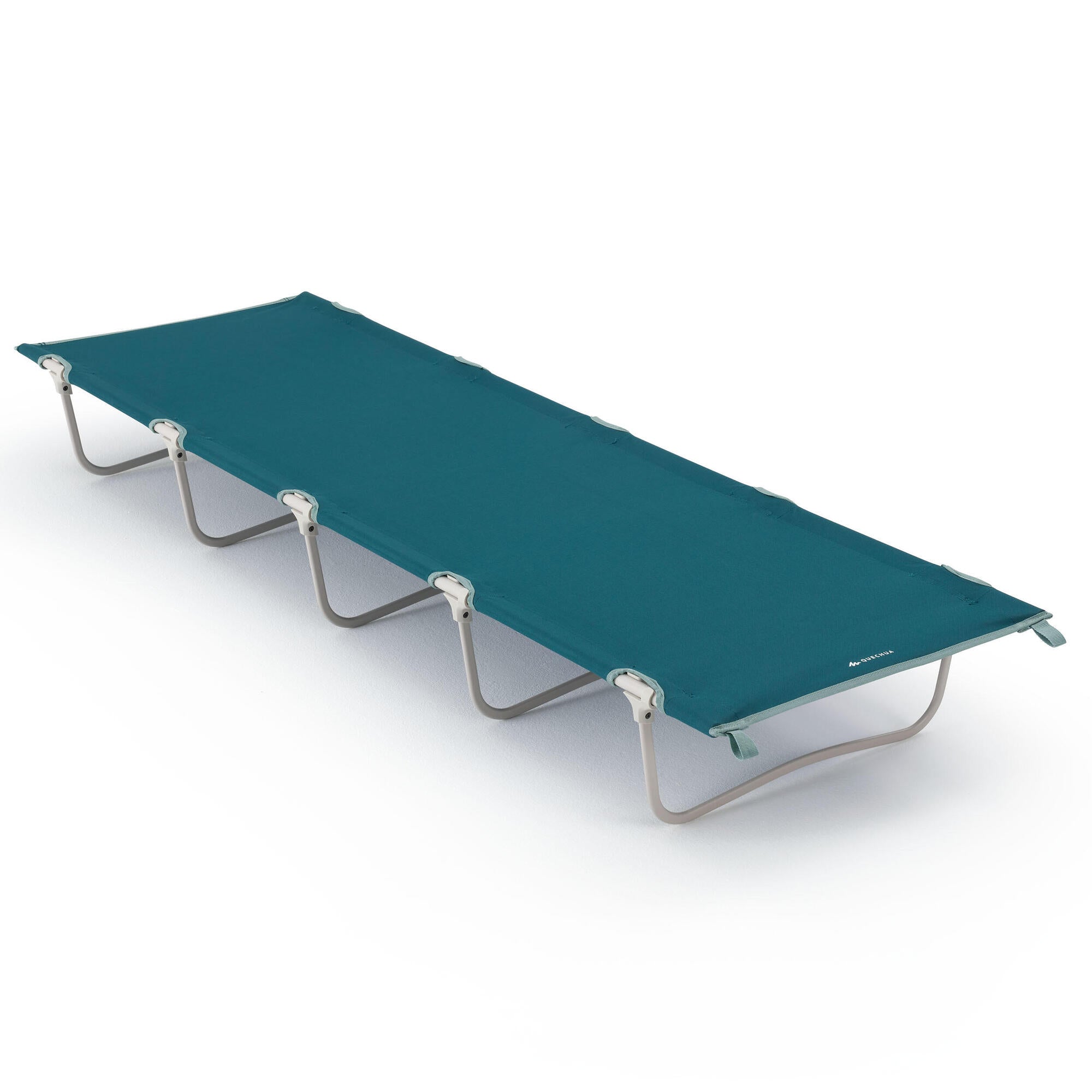 Quechua 24 Camp Bed - Portable Folding Cot for 1 Person - Lightweight & Compact for Camping, Hiking & Outdoor Adventures