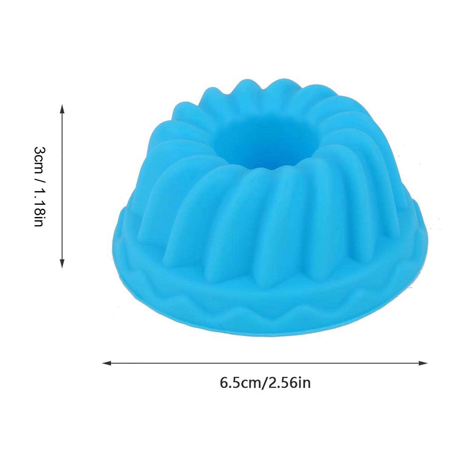 Nonstick Silicone Mini Pumpkin Cupcake Baking Cups - 12Pcs Reusable Muffin Liners for Halloween, Thanksgiving & Fall Baking | Perfect for Cupcakes, Muffins & Pastries