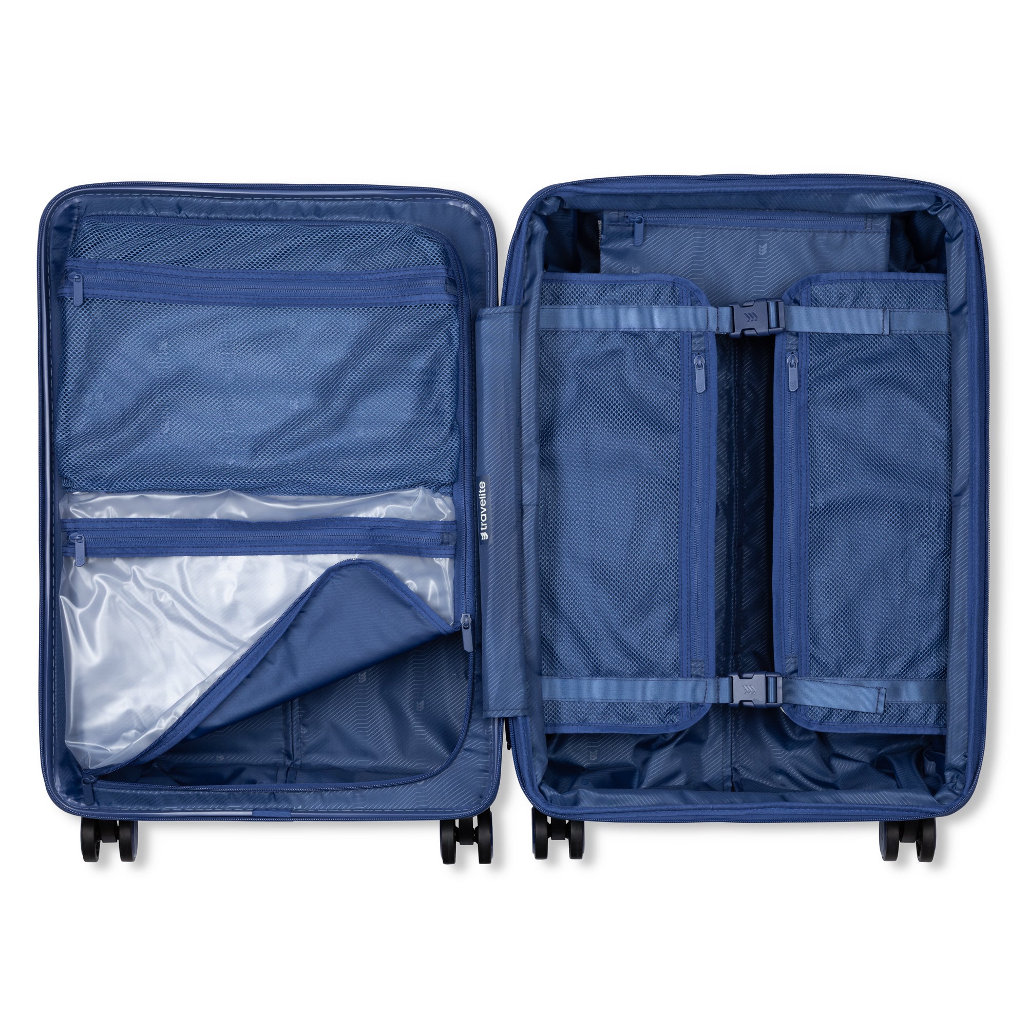 Travelite Epicure Expandable Spinner Medium Luggage - Lightweight Durable Suitcase for Business & Vacation Travel, Carry-On Approved, TSA Lock, 360° Wheels | Perfect for Airplane, Cruise & Road Trips