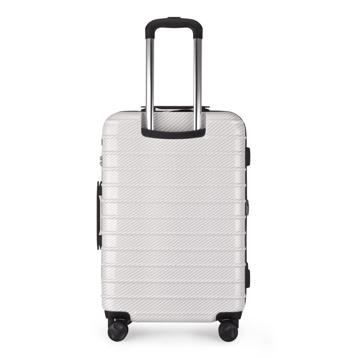 Daycrown 802 Carbon Fiber Texture Luggage - Lightweight Durable Suitcase for Travel, Business Trips & Vacations