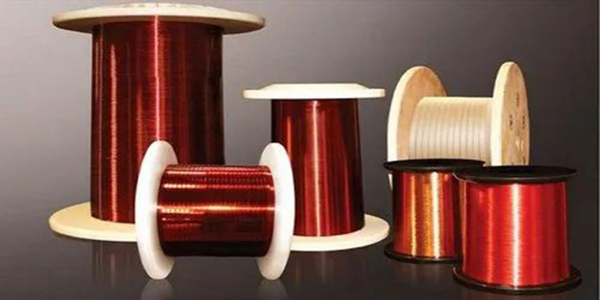 High-Quality AWG 7 Gauge Copper Enameled Magnet Wire for Electric Motor Winding (2KG/4.4Lbs) - Durable Transformer Coil for Industrial Applications | Perfect for DIY Projects, Motor Rewinding & Electrical Repairs