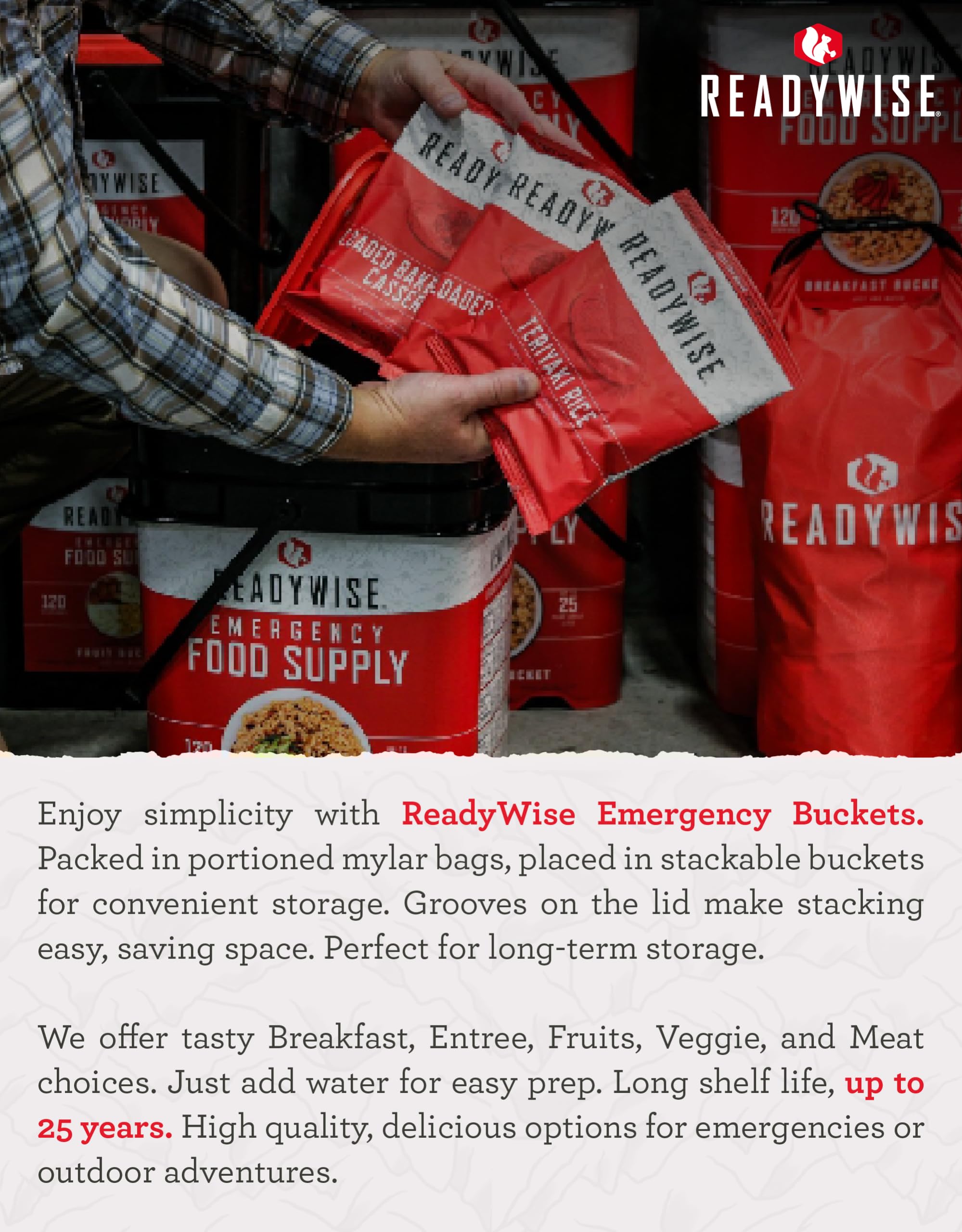 READYWISE Whey Milk Alternative Bucket - 120 Servings Freeze Dried Survival Drink | Emergency Food Supply, MRE Meal Replacement & Camping Essentials | Individually Packaged with 25 Year Shelf Life | Perfect for Hiking, Adventure, Disaster Preparedness & Long-Term Storage