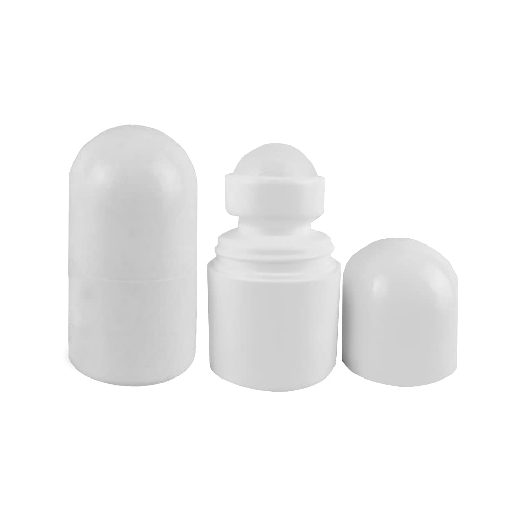 UUYYEO 6-Pack 30ml Empty Refillable Rollerball Bottles - Plastic Roll On Containers for Essential Oils, Perfumes & DIY Skincare - Perfect for Aromatherapy, Travel & Home Use